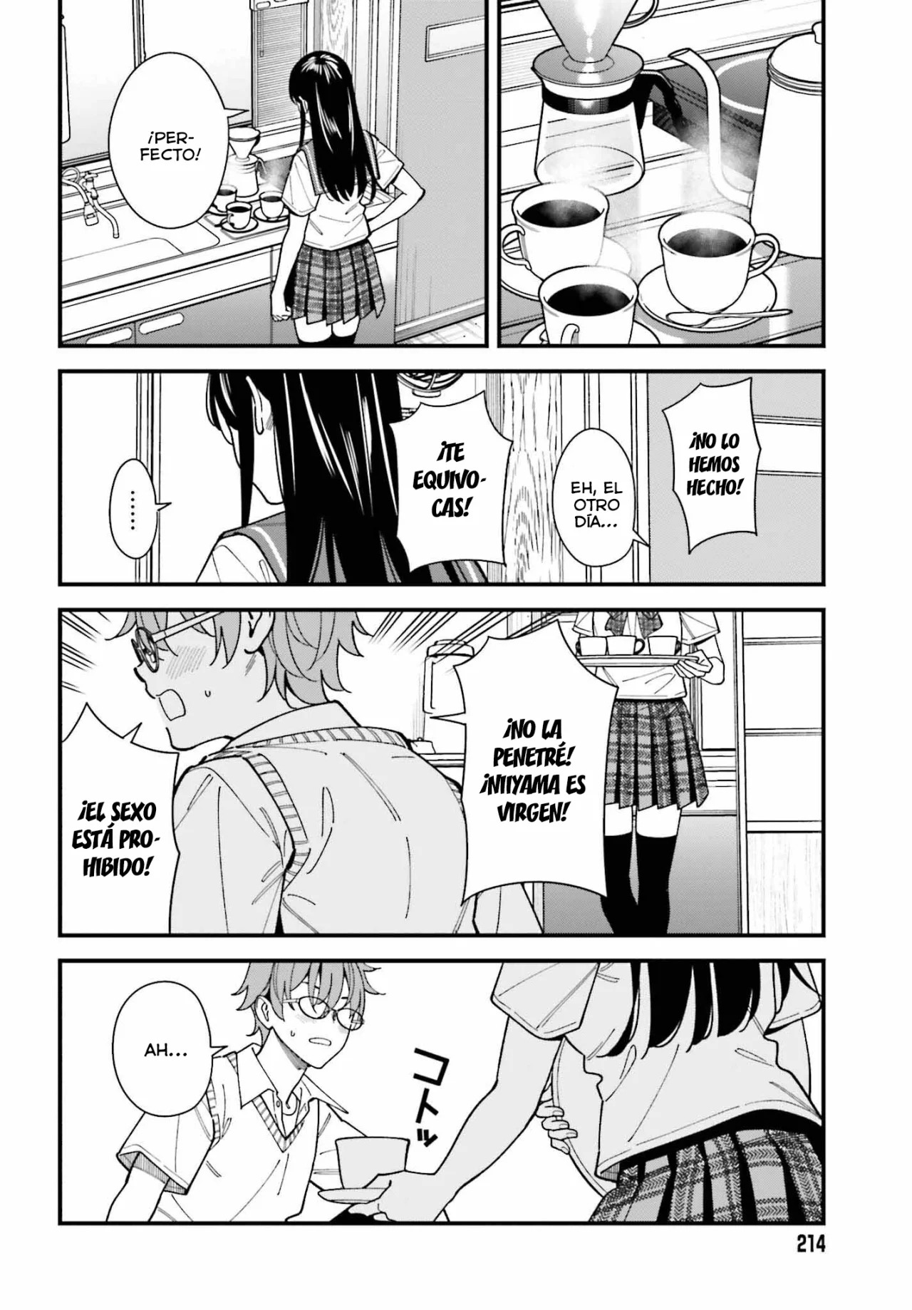 Are physical relationships posible between childhood friends of high school students? Capitulo 1 página 35