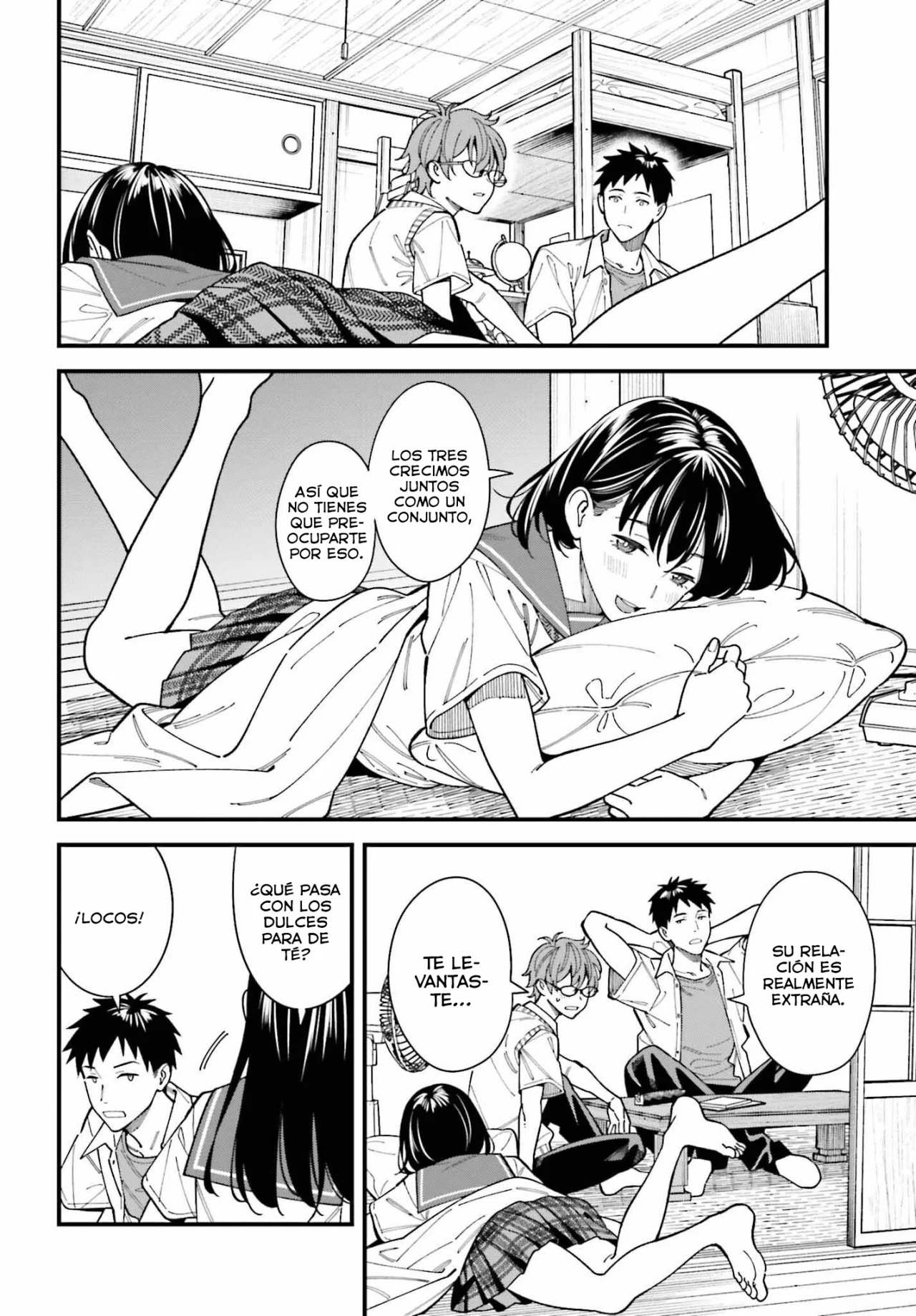 Are physical relationships posible between childhood friends of high school students? Capitulo 1 página 37