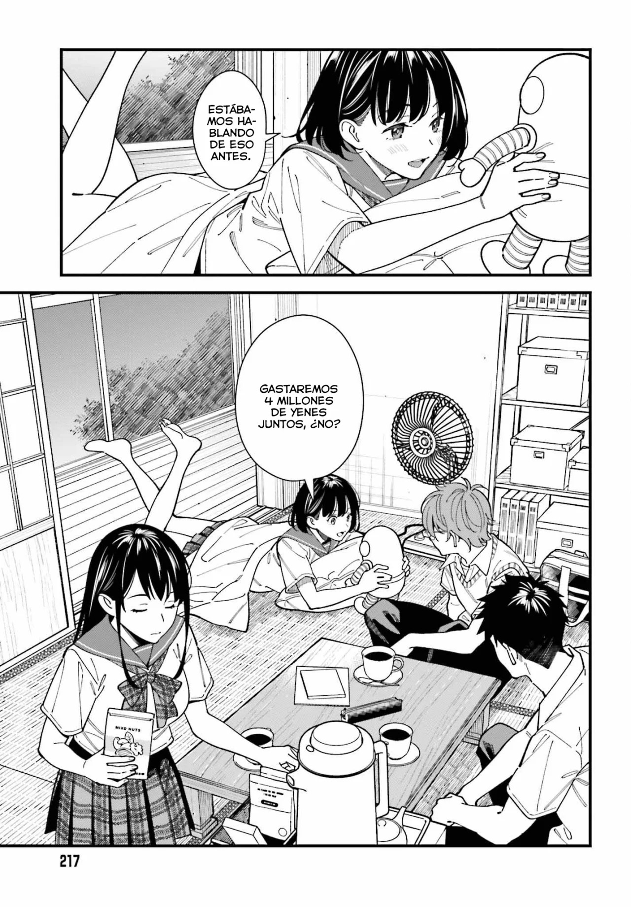 Are physical relationships posible between childhood friends of high school students? Capitulo 1 página 38