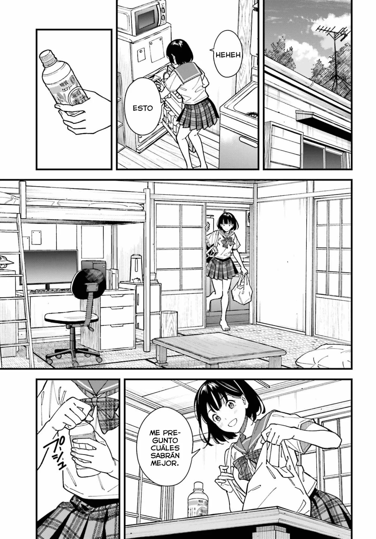 Are physical relationships posible between childhood friends of high school students? Capitulo 1 página 8