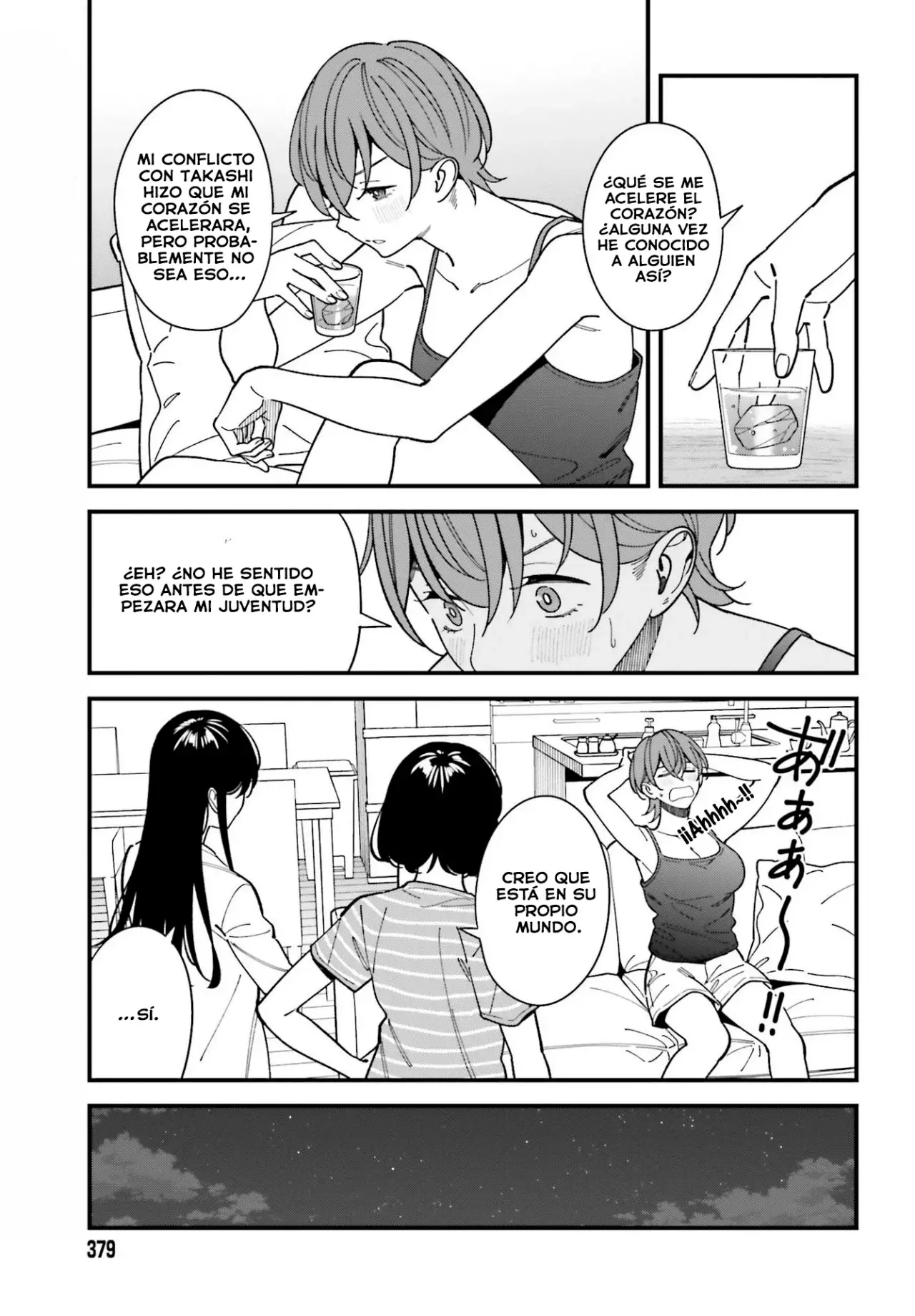 Are physical relationships posible between childhood friends of high school students? Capitulo 10 página 27