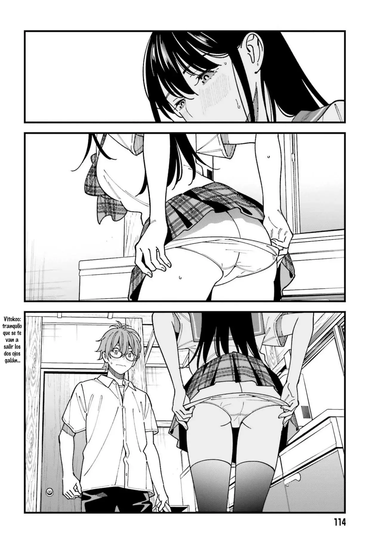 Are physical relationships posible between childhood friends of high school students? Capitulo 11 página 14