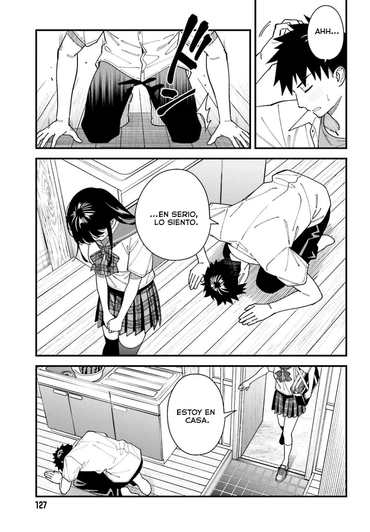 Are physical relationships posible between childhood friends of high school students? Capitulo 11 página 27