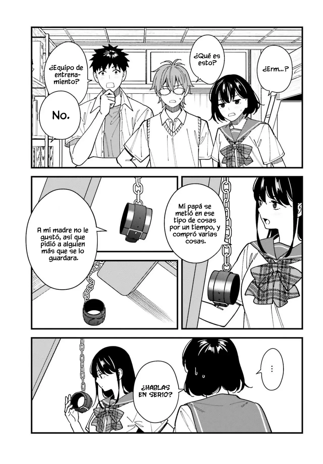 Are physical relationships posible between childhood friends of high school students? Capitulo 13 página 25