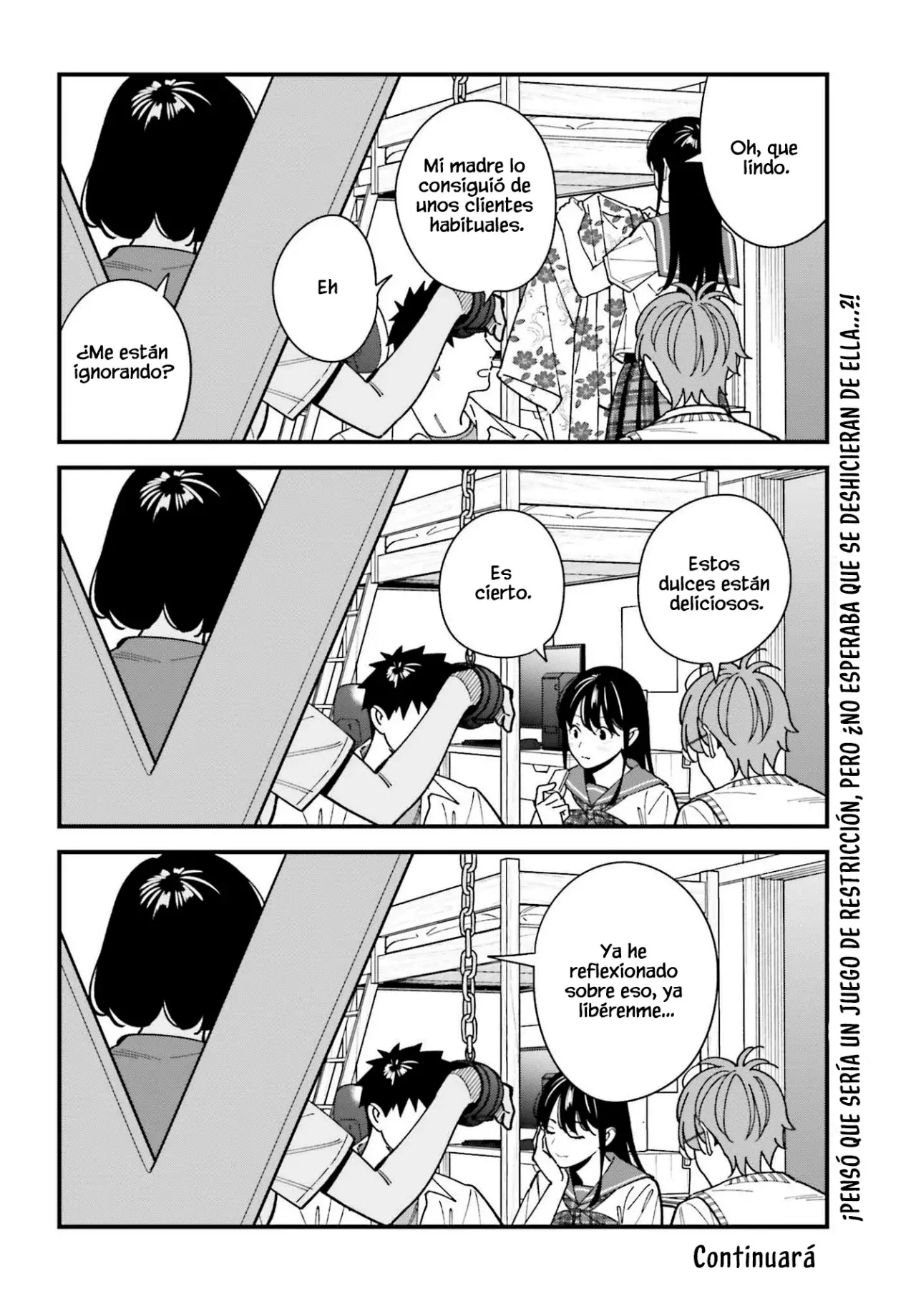 Are physical relationships posible between childhood friends of high school students? Capitulo 13 página 30