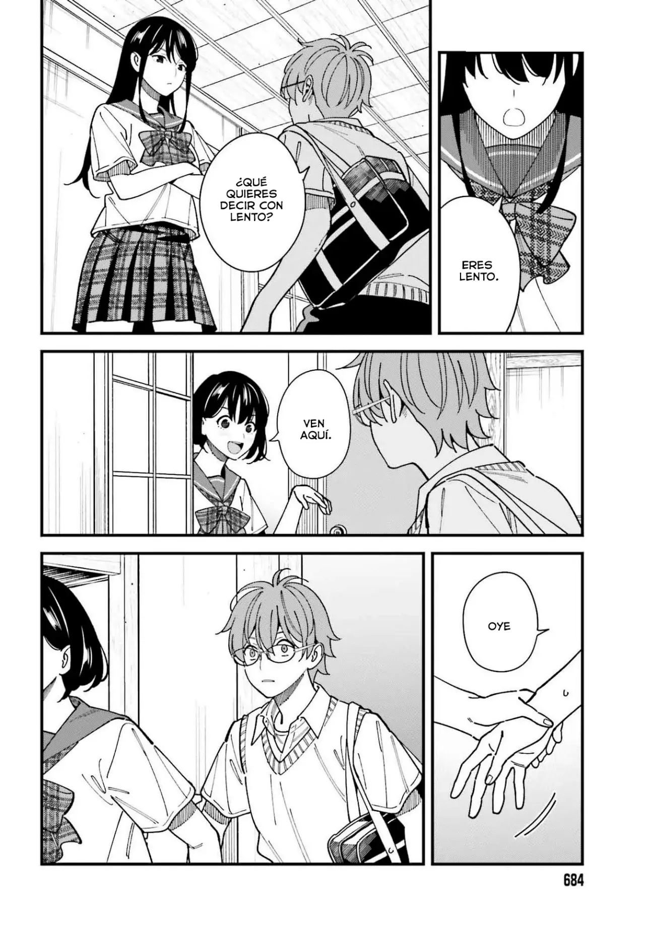 Are physical relationships posible between childhood friends of high school students? Capitulo 14 página 4
