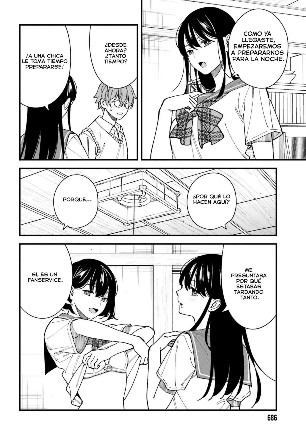 Are physical relationships posible between childhood friends of high school students? Capitulo 14 página 6
