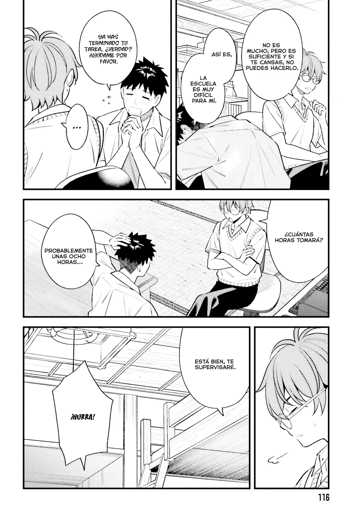 Are physical relationships posible between childhood friends of high school students? Capitulo 15 página 12