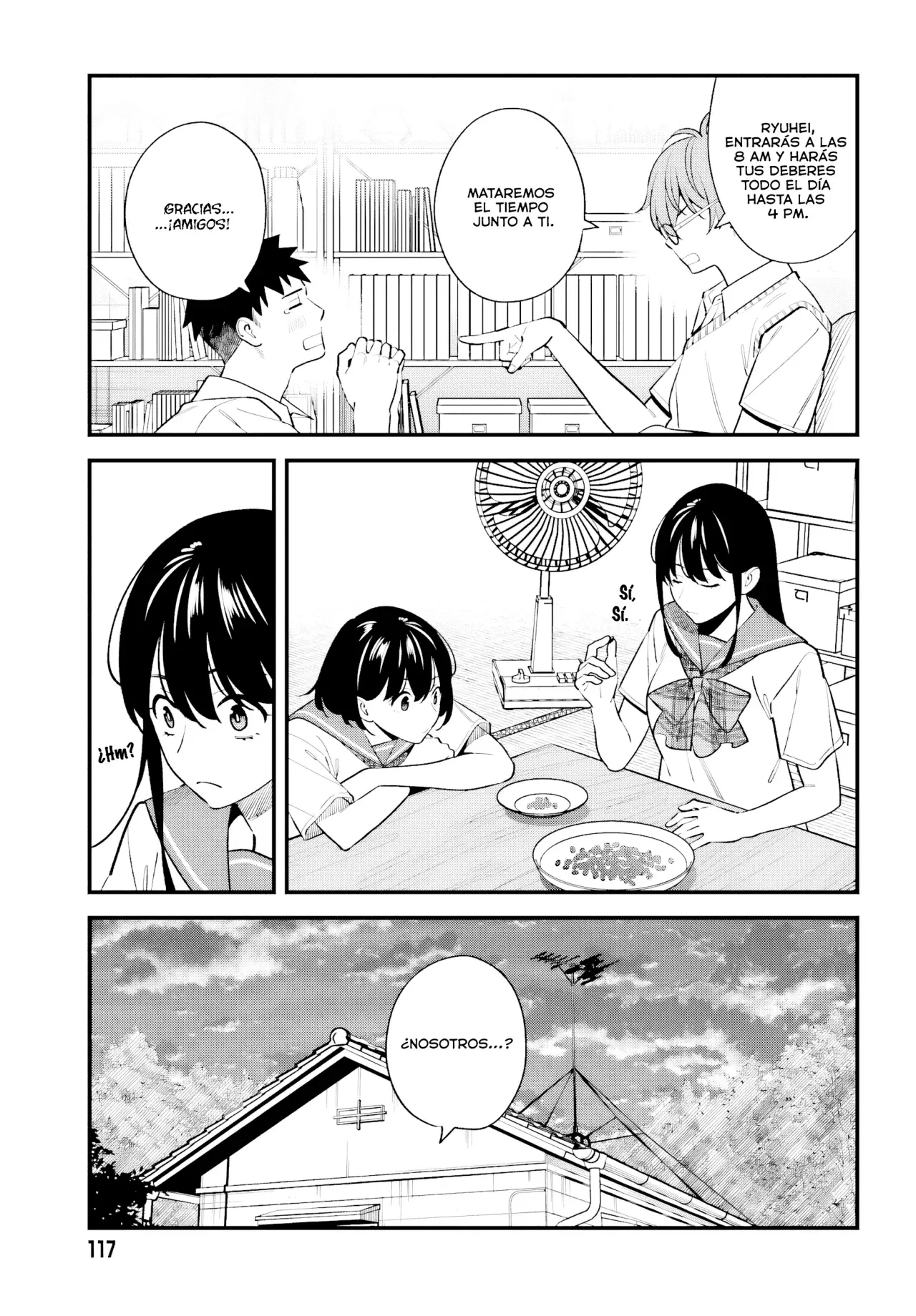 Are physical relationships posible between childhood friends of high school students? Capitulo 15 página 13