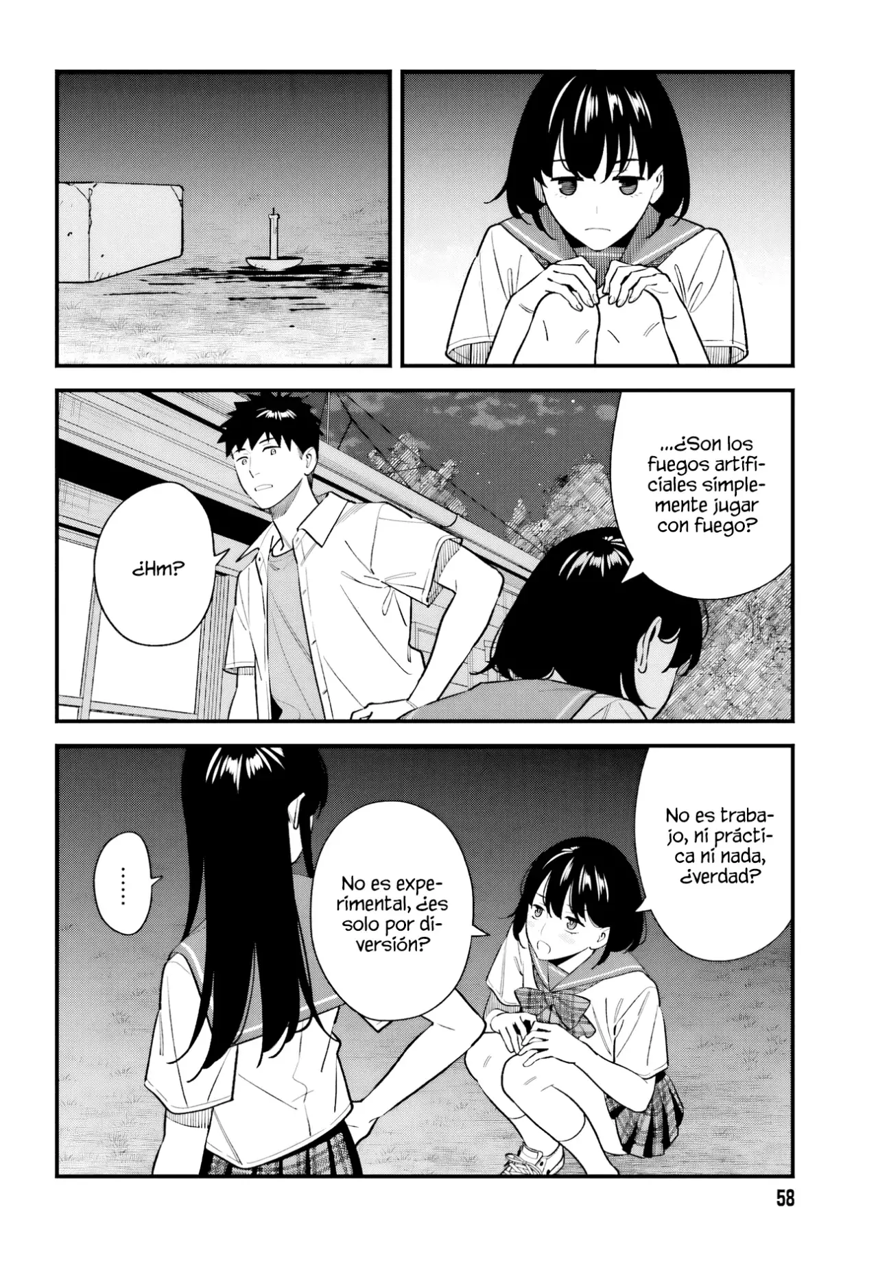 Are physical relationships posible between childhood friends of high school students? Capitulo 16 página 4