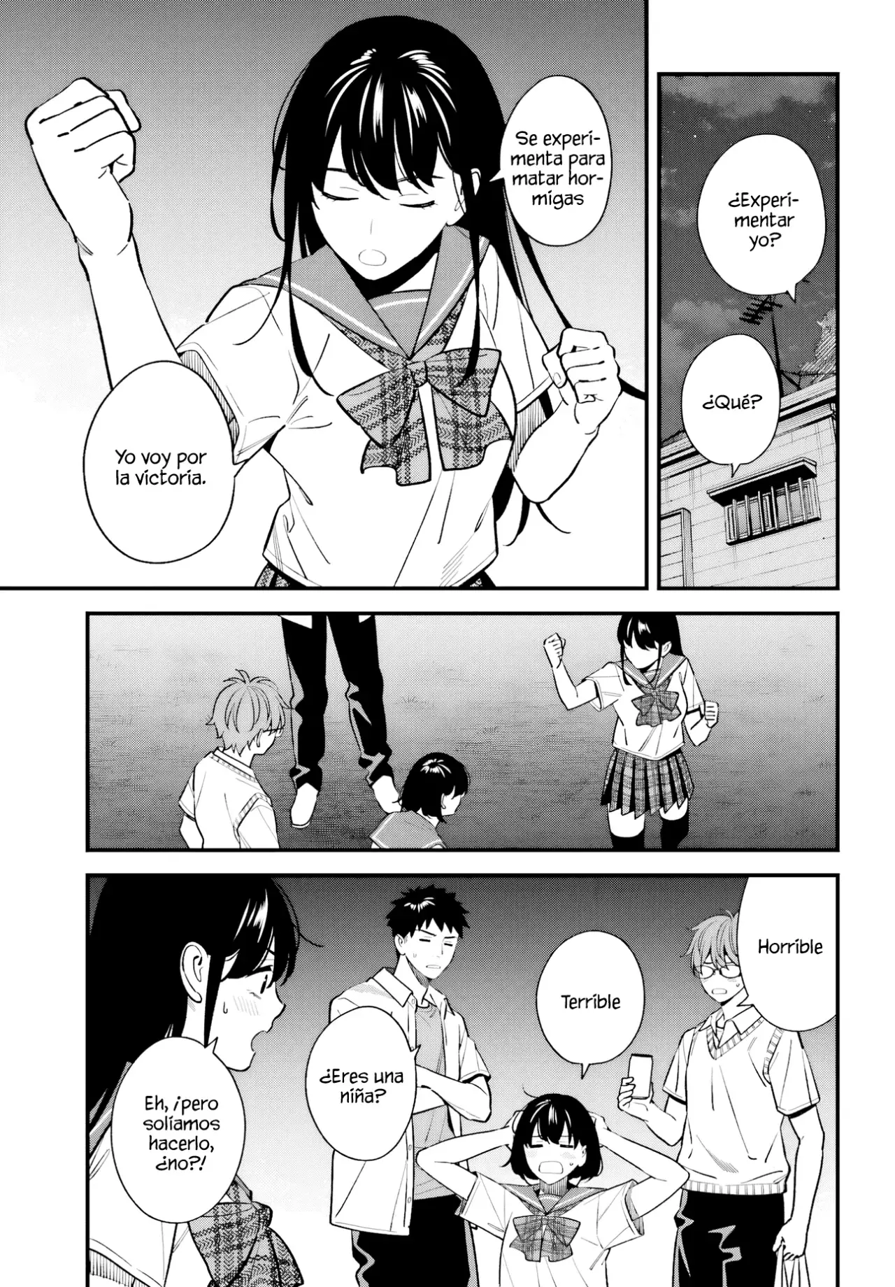 Are physical relationships posible between childhood friends of high school students? Capitulo 16 página 5