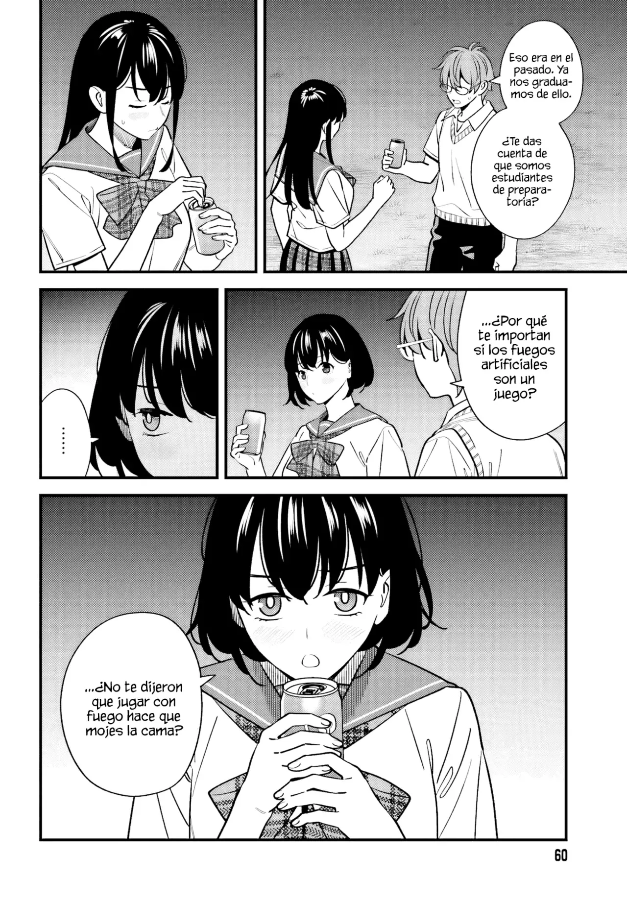 Are physical relationships posible between childhood friends of high school students? Capitulo 16 página 6