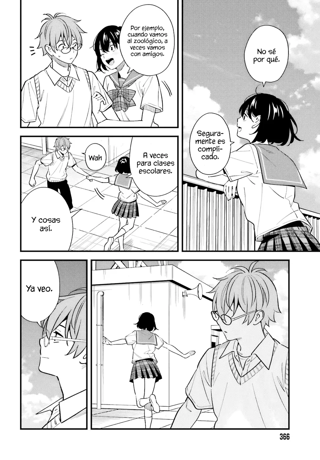 Are physical relationships posible between childhood friends of high school students? Capitulo 17 página 12