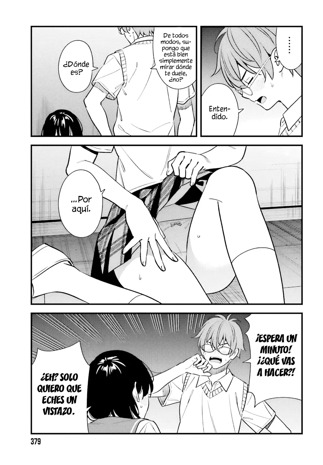 Are physical relationships posible between childhood friends of high school students? Capitulo 17 página 25