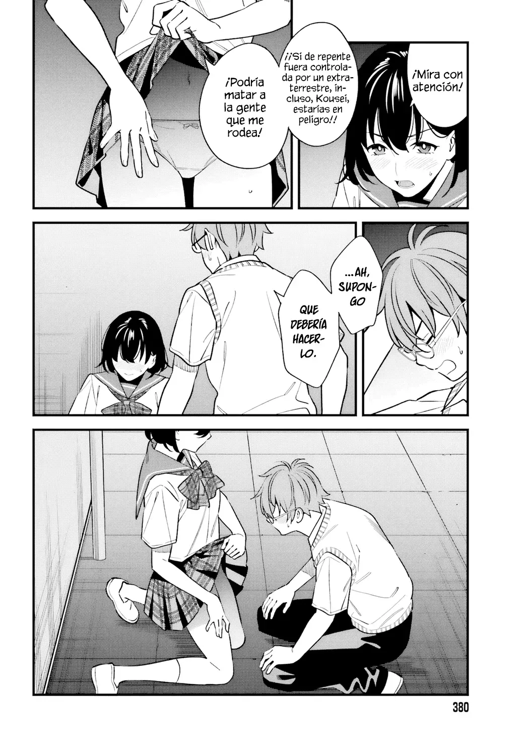 Are physical relationships posible between childhood friends of high school students? Capitulo 17 página 26
