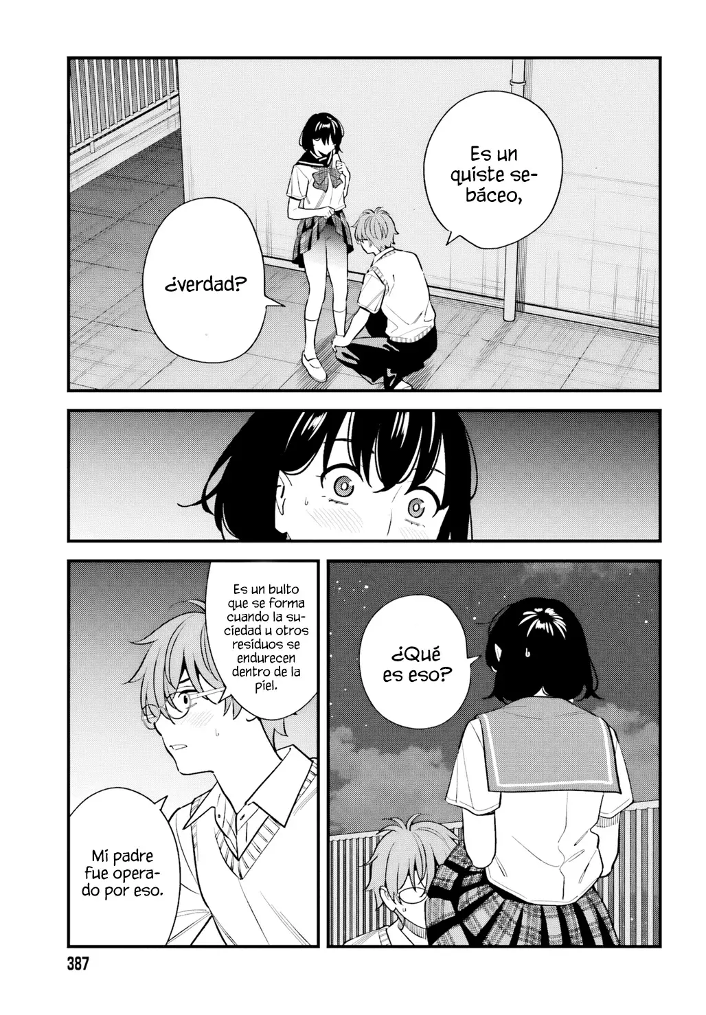 Are physical relationships posible between childhood friends of high school students? Capitulo 17 página 33