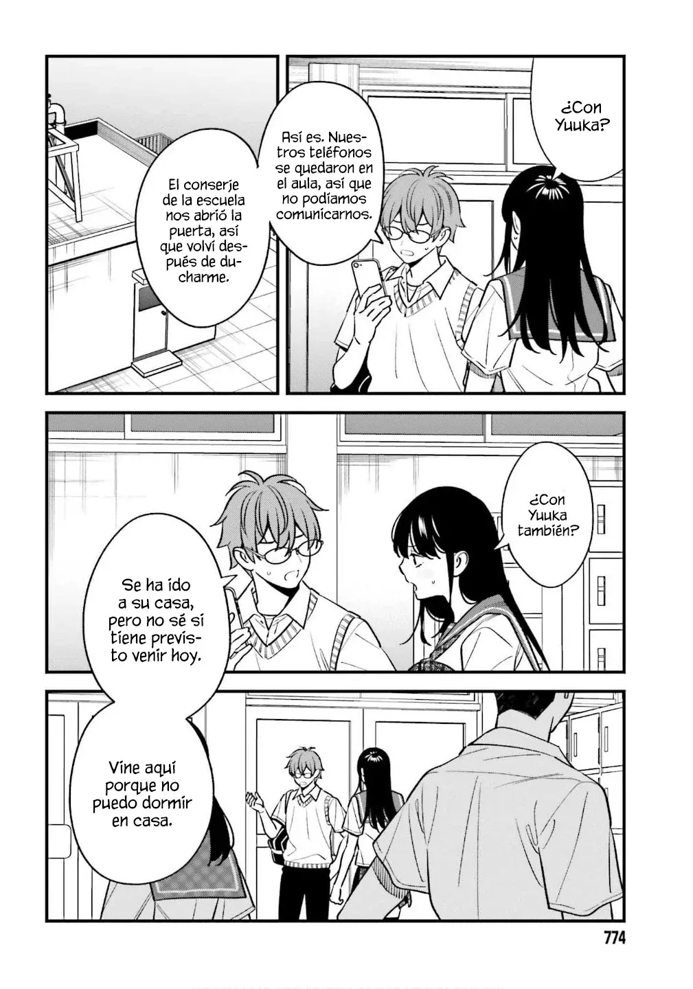 Are physical relationships posible between childhood friends of high school students? Capitulo 18 página 28