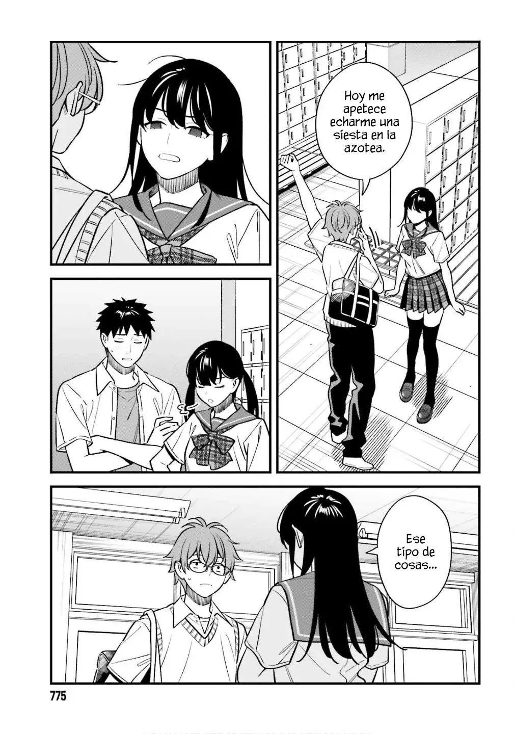 Are physical relationships posible between childhood friends of high school students? Capitulo 18 página 29