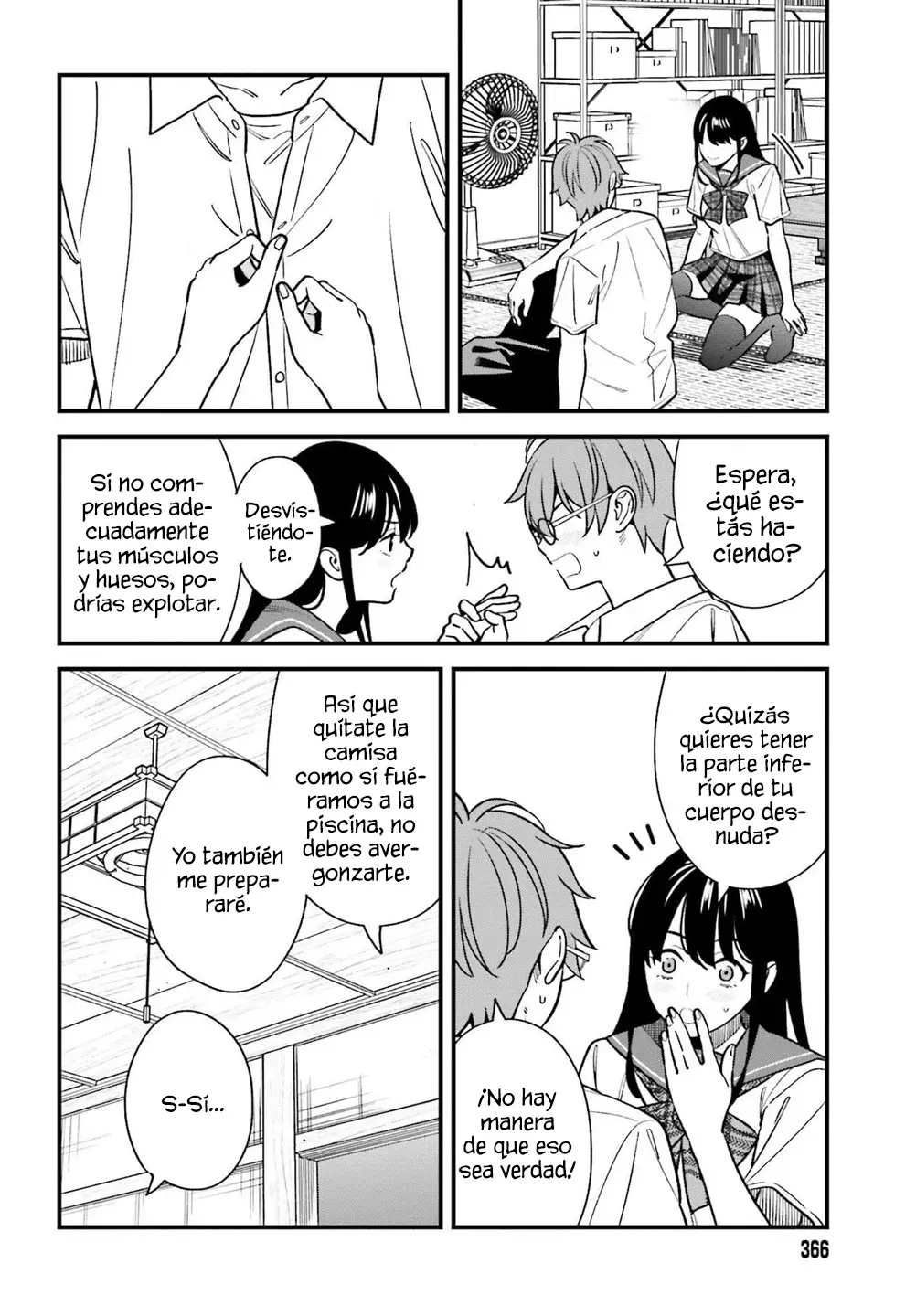 Are physical relationships posible between childhood friends of high school students? Capitulo 19 página 14