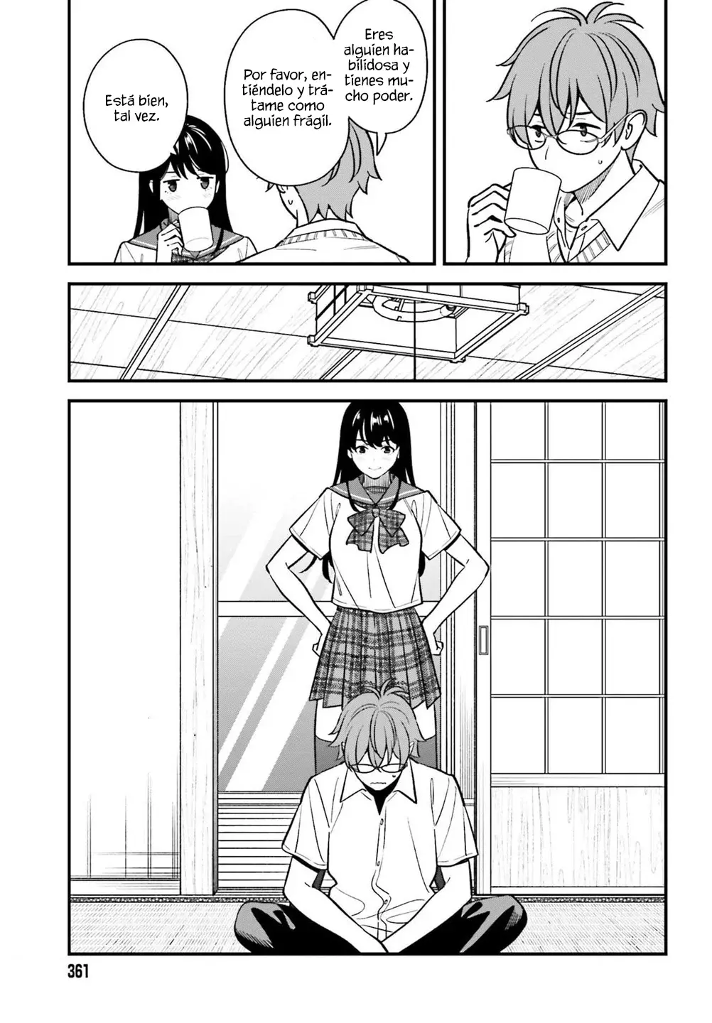 Are physical relationships posible between childhood friends of high school students? Capitulo 19 página 9