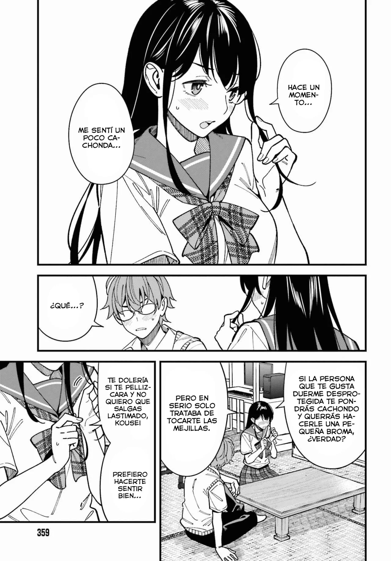 Are physical relationships posible between childhood friends of high school students? Capitulo 2 página 10