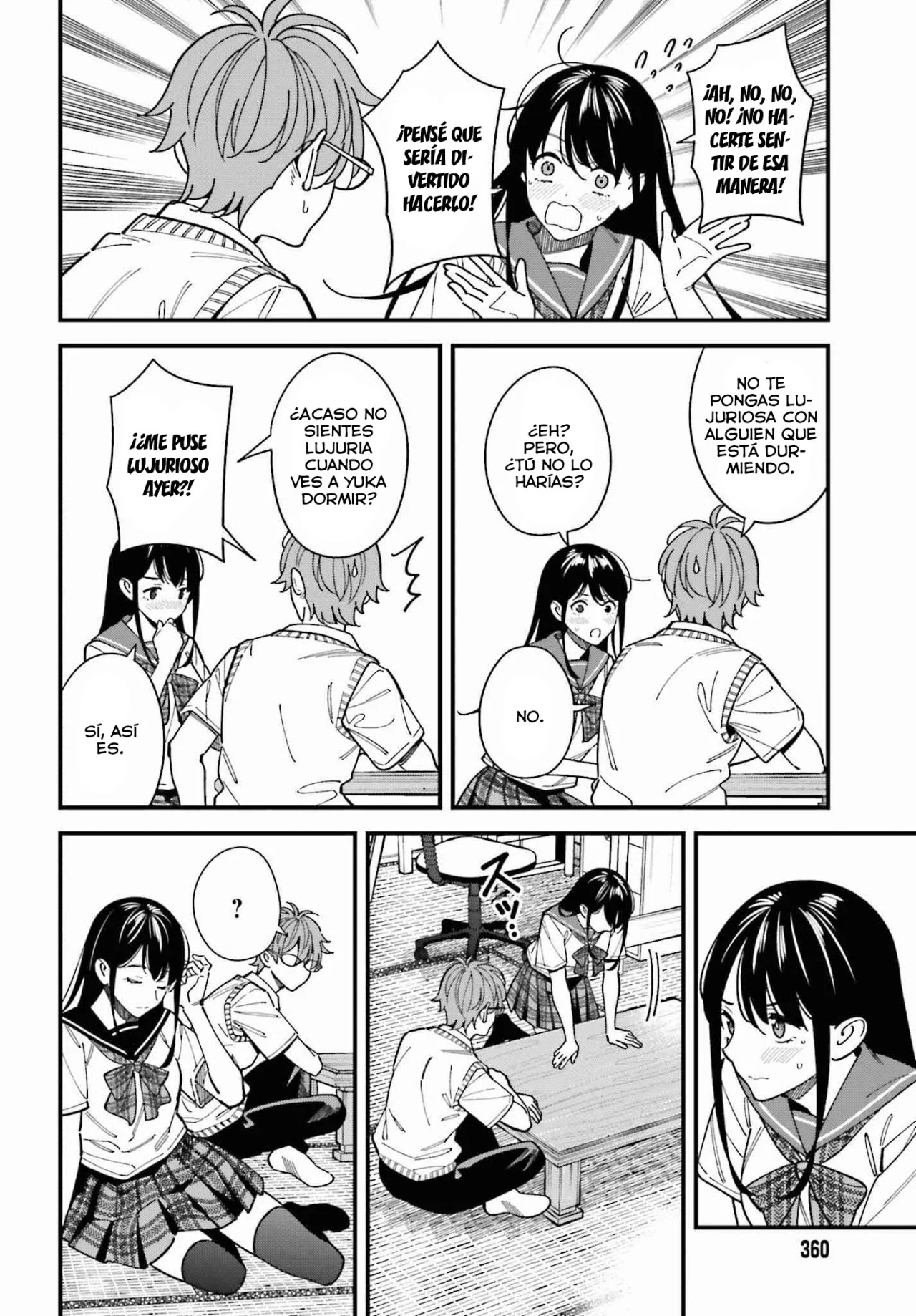 Are physical relationships posible between childhood friends of high school students? Capitulo 2 página 11