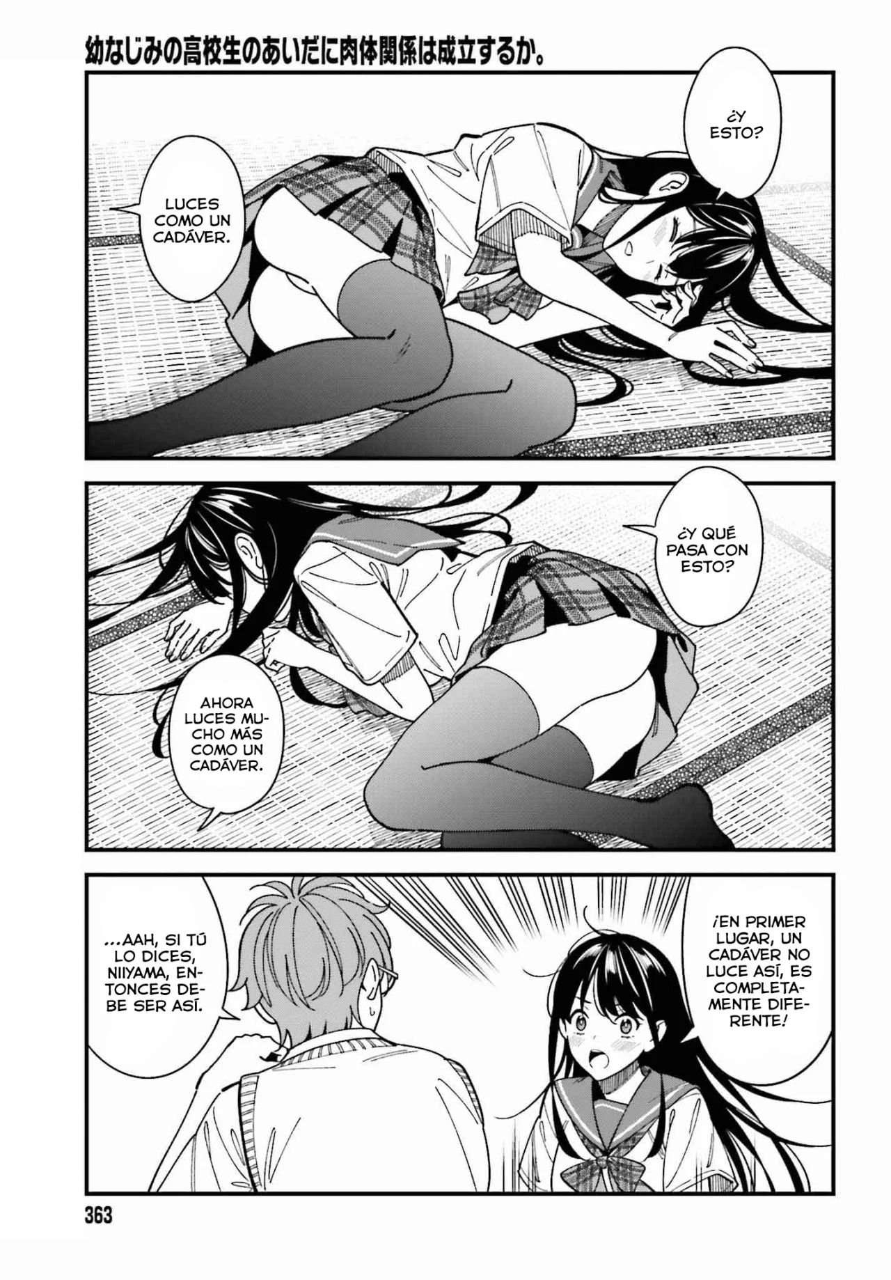 Are physical relationships posible between childhood friends of high school students? Capitulo 2 página 14