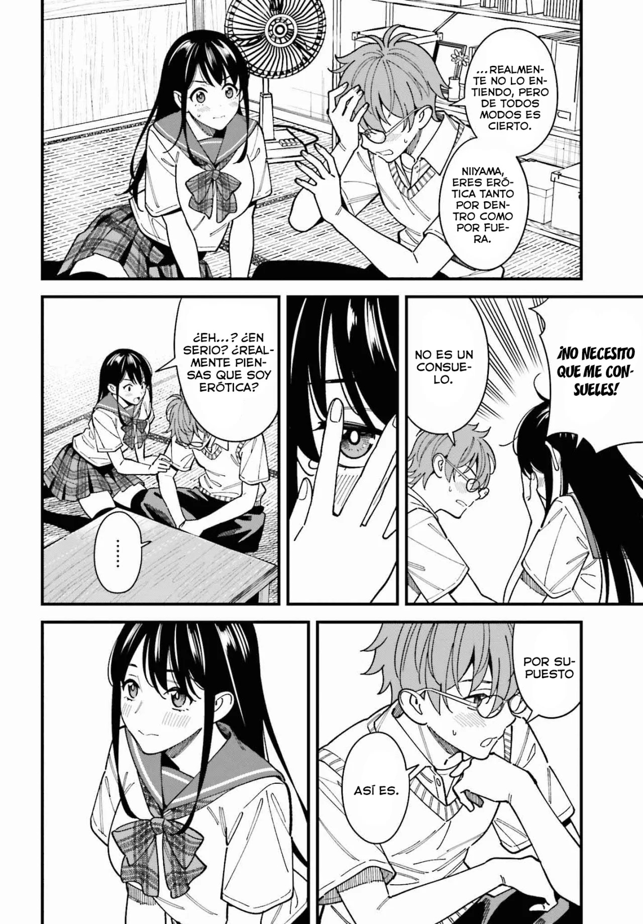 Are physical relationships posible between childhood friends of high school students? Capitulo 2 página 15