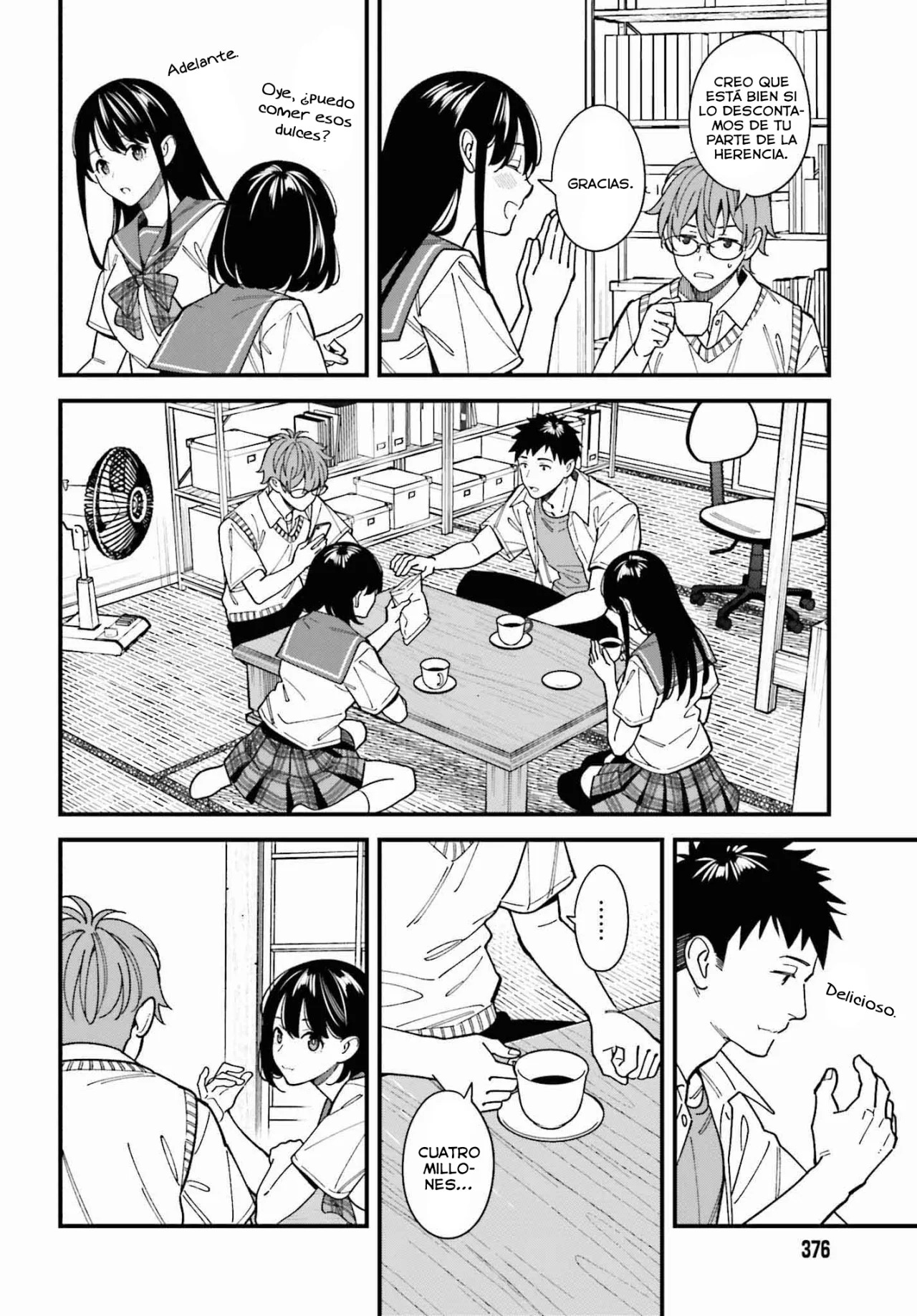 Are physical relationships posible between childhood friends of high school students? Capitulo 2 página 27