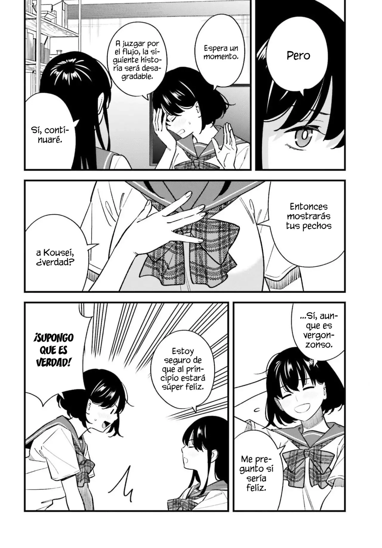 Are physical relationships posible between childhood friends of high school students? Capitulo 20 página 12
