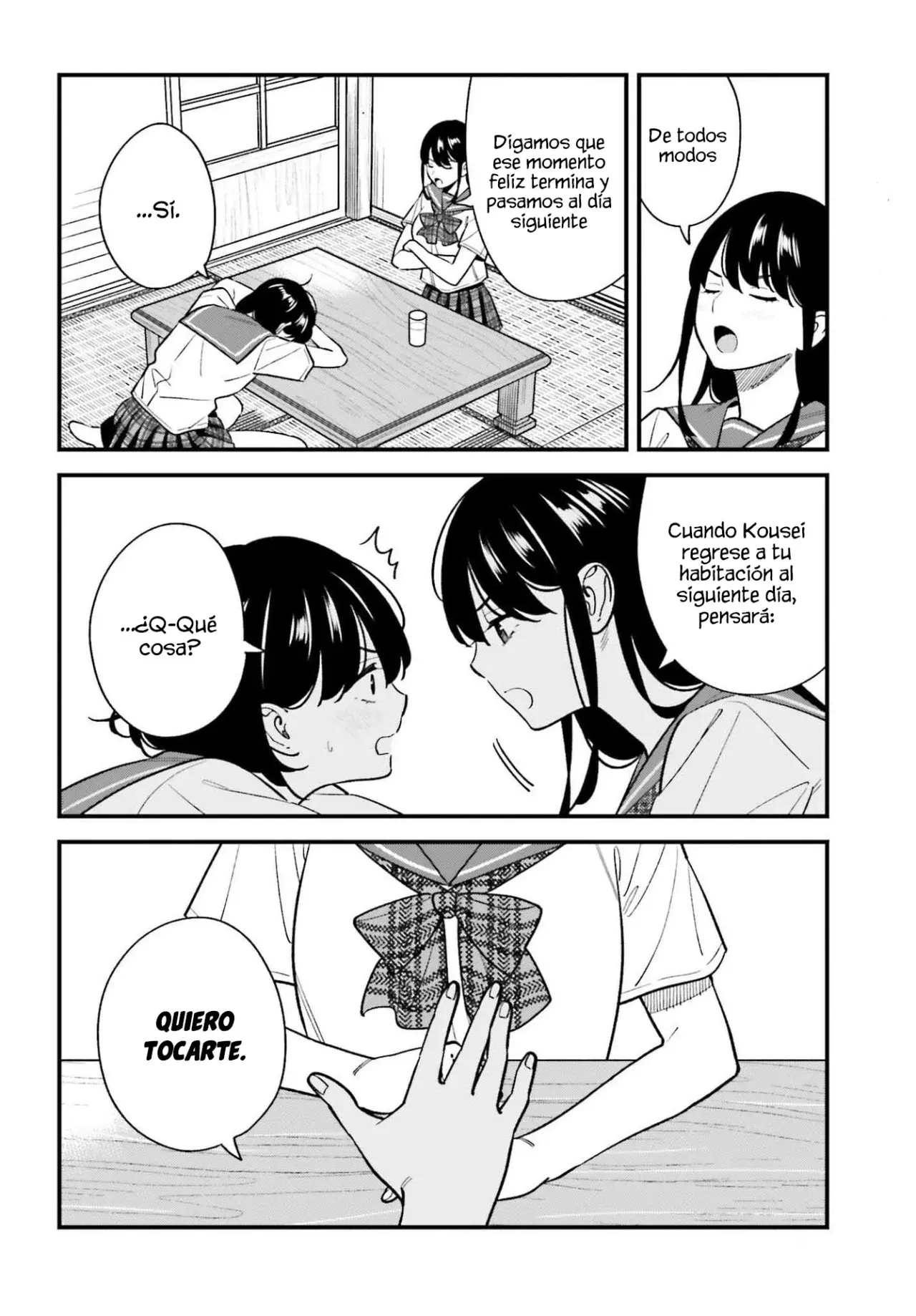 Are physical relationships posible between childhood friends of high school students? Capitulo 20 página 14