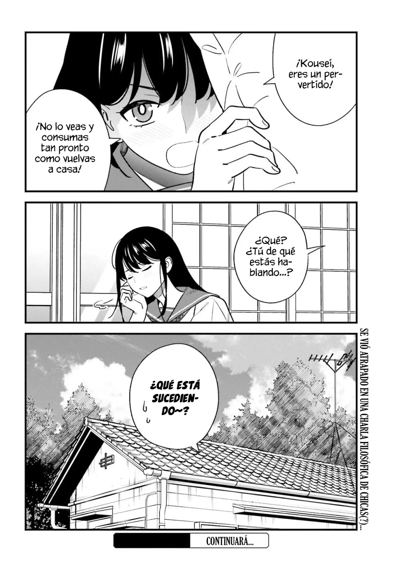 Are physical relationships posible between childhood friends of high school students? Capitulo 20 página 28