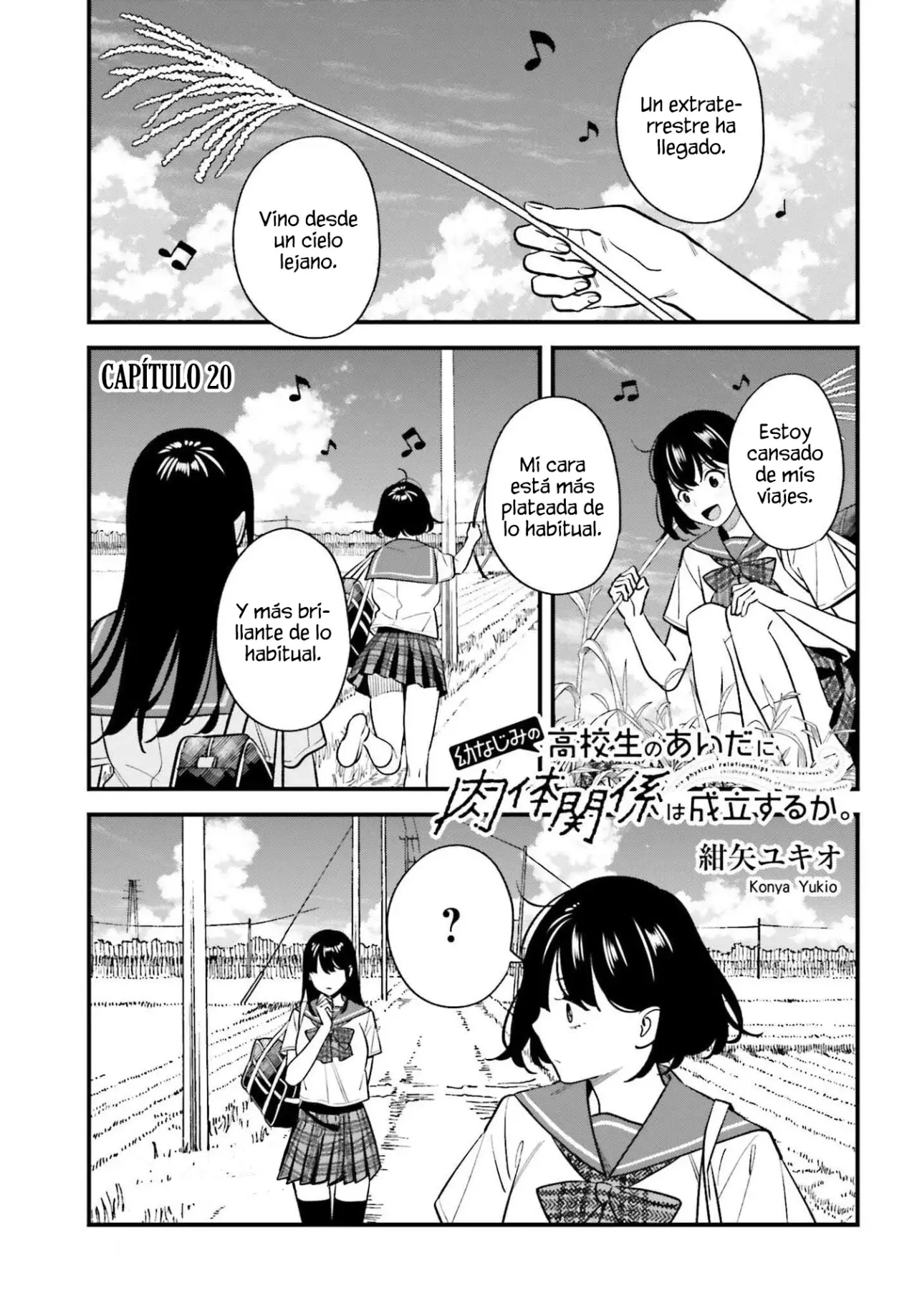 Are physical relationships posible between childhood friends of high school students? Capitulo 20 página 3