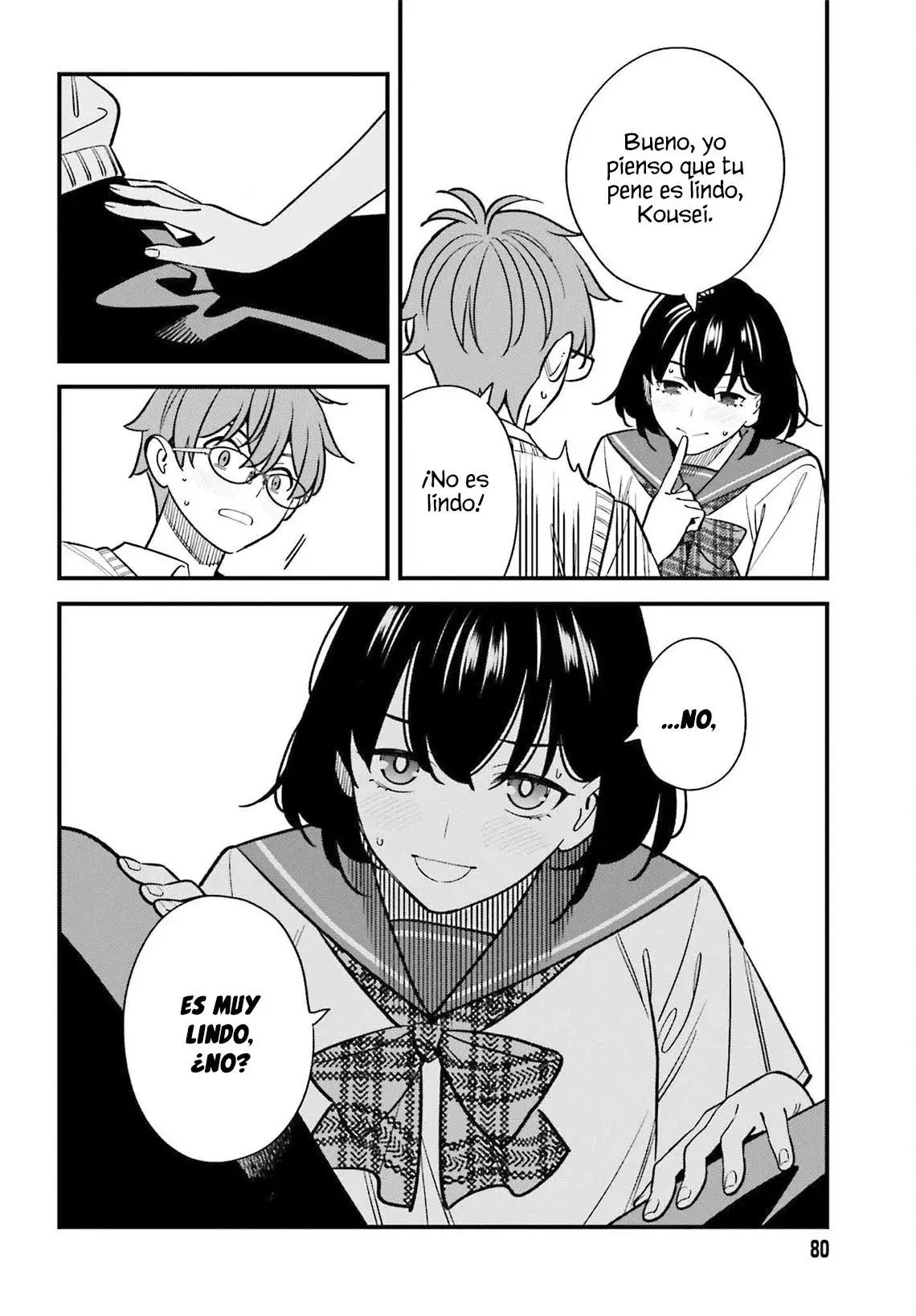 Are physical relationships posible between childhood friends of high school students? Capitulo 21 página 14