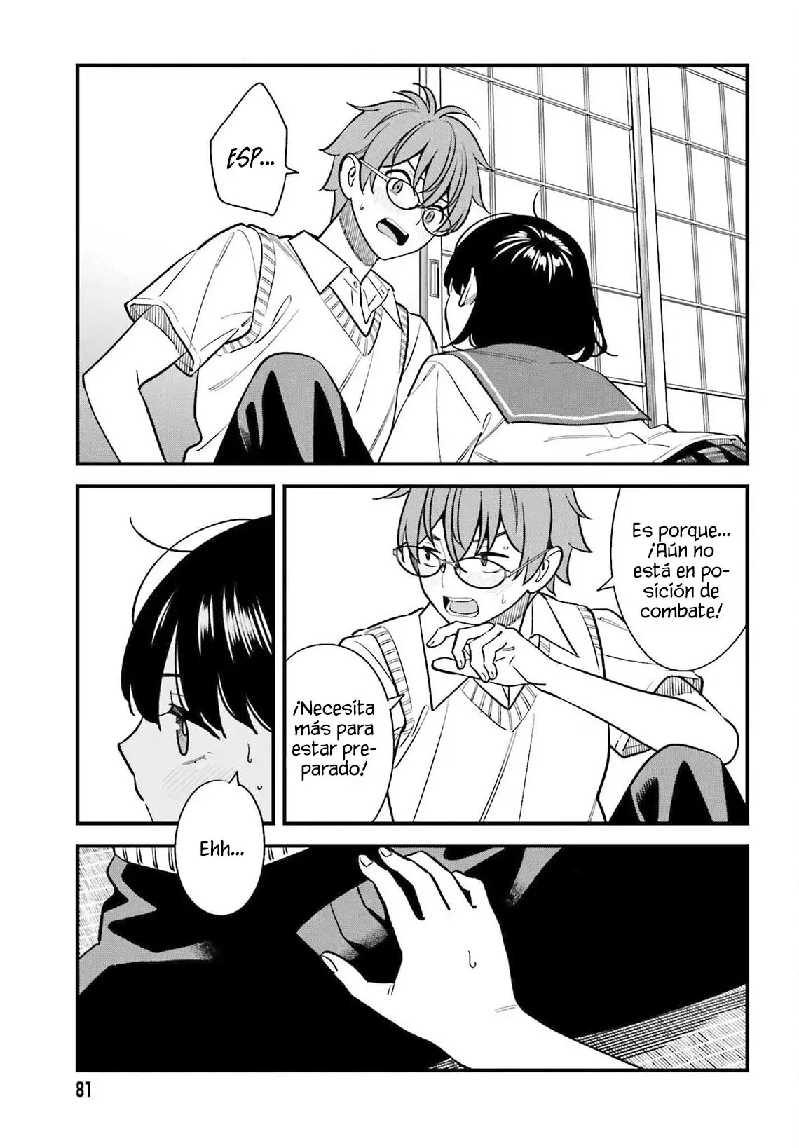 Are physical relationships posible between childhood friends of high school students? Capitulo 21 página 15