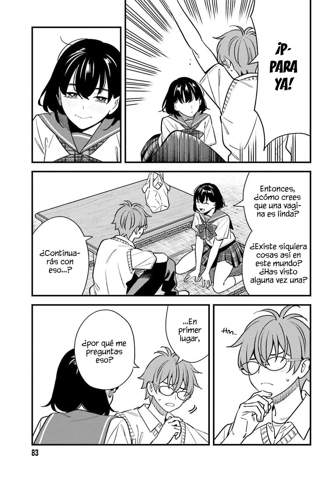Are physical relationships posible between childhood friends of high school students? Capitulo 21 página 17