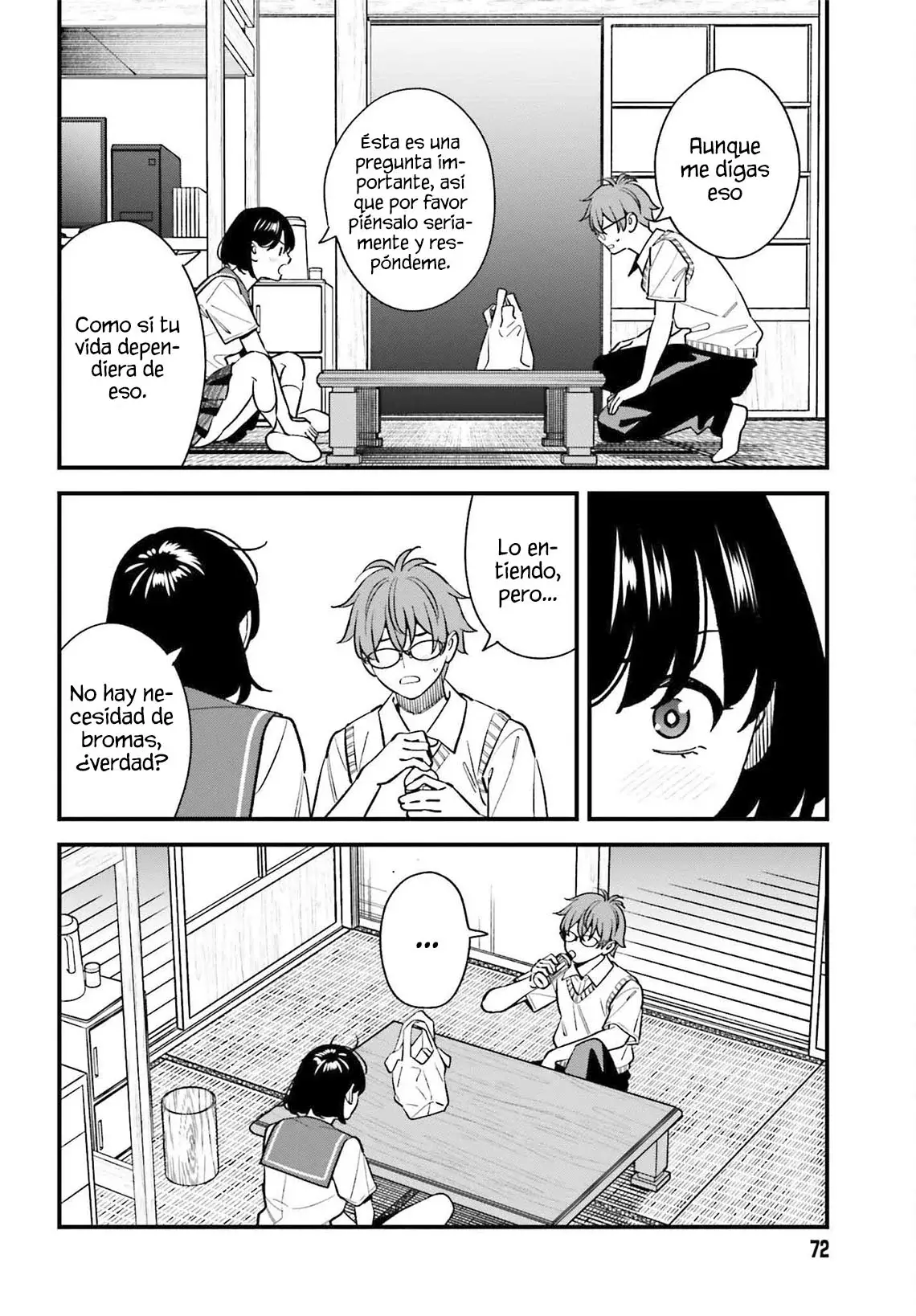 Are physical relationships posible between childhood friends of high school students? Capitulo 21 página 6