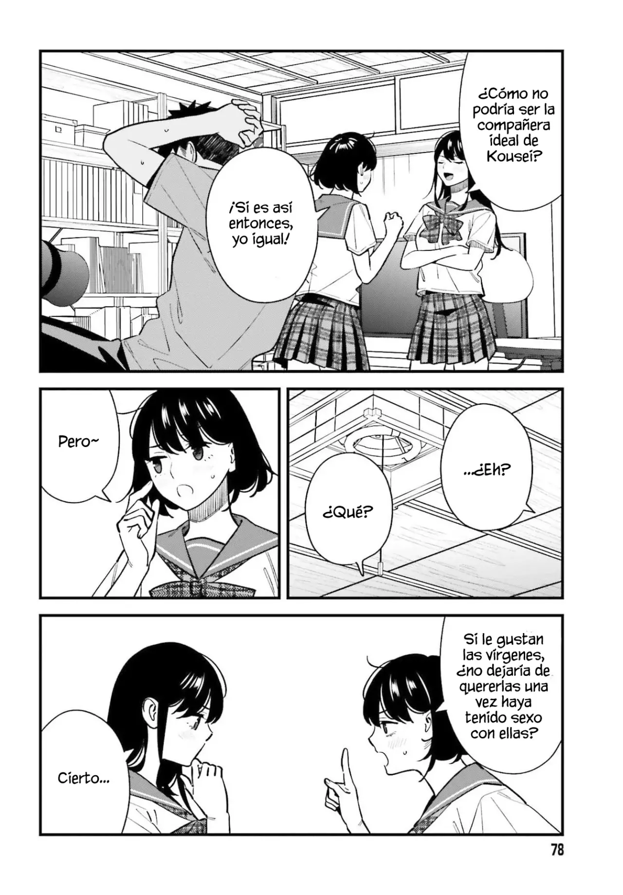 Are physical relationships posible between childhood friends of high school students? Capitulo 22 página 12
