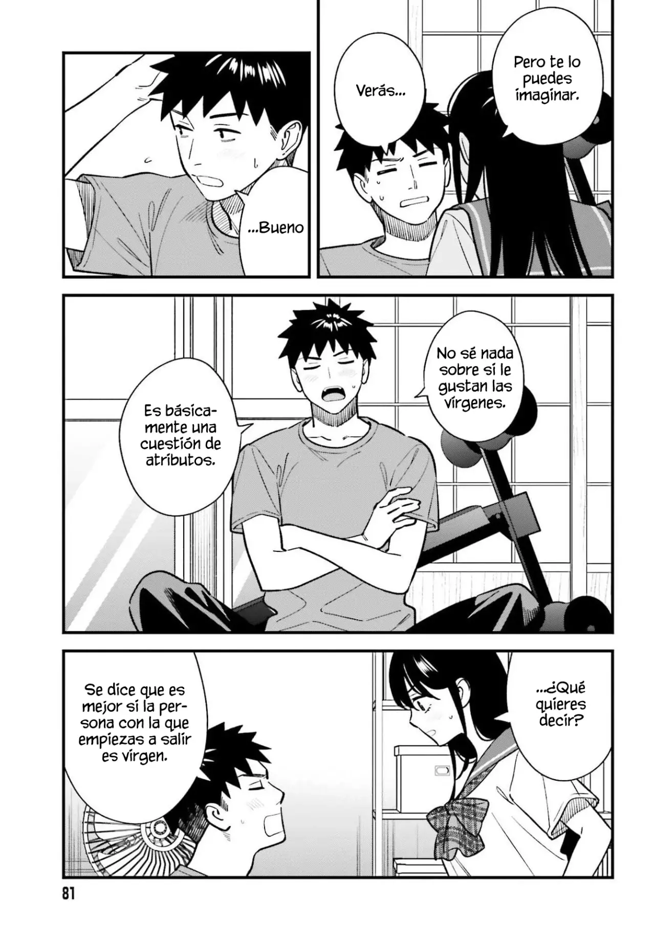 Are physical relationships posible between childhood friends of high school students? Capitulo 22 página 15