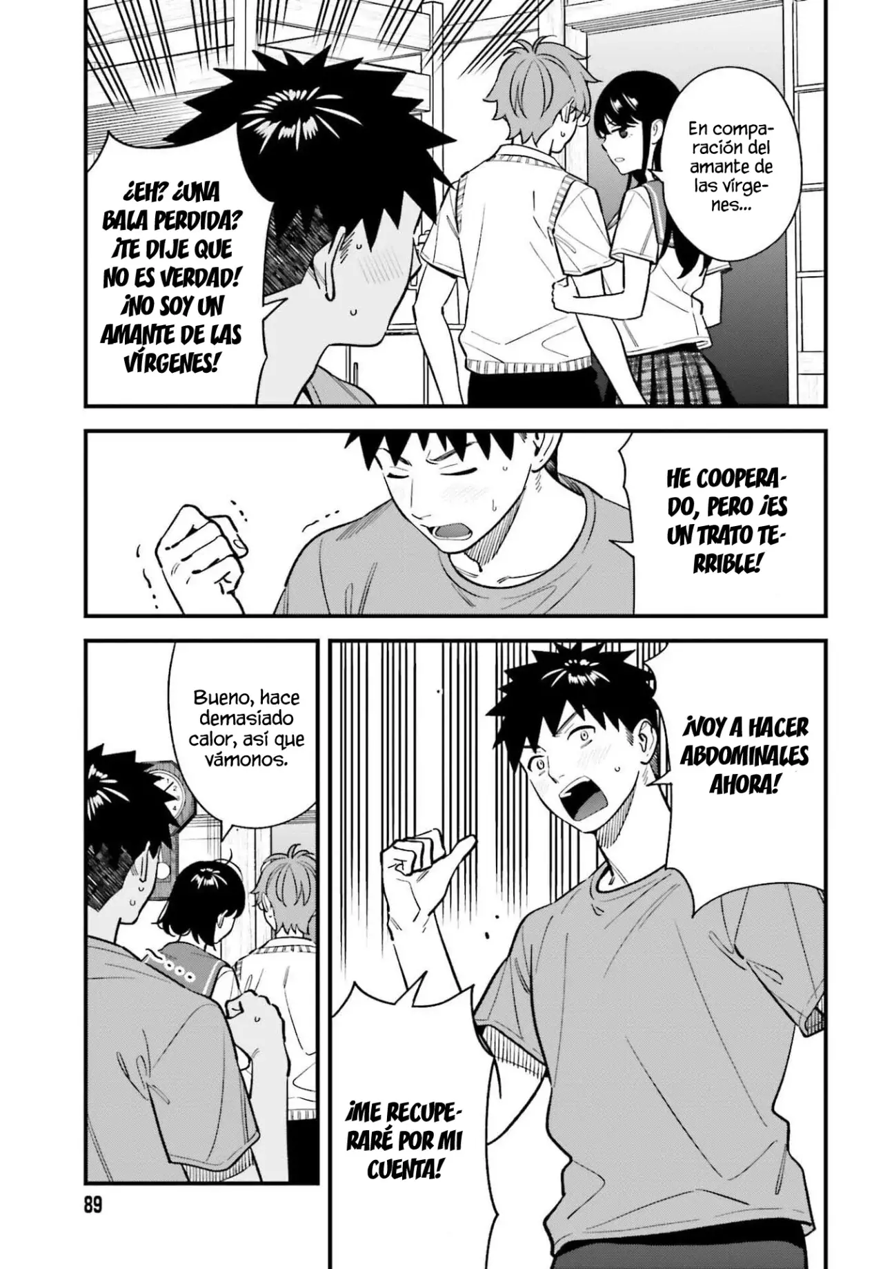 Are physical relationships posible between childhood friends of high school students? Capitulo 22 página 23