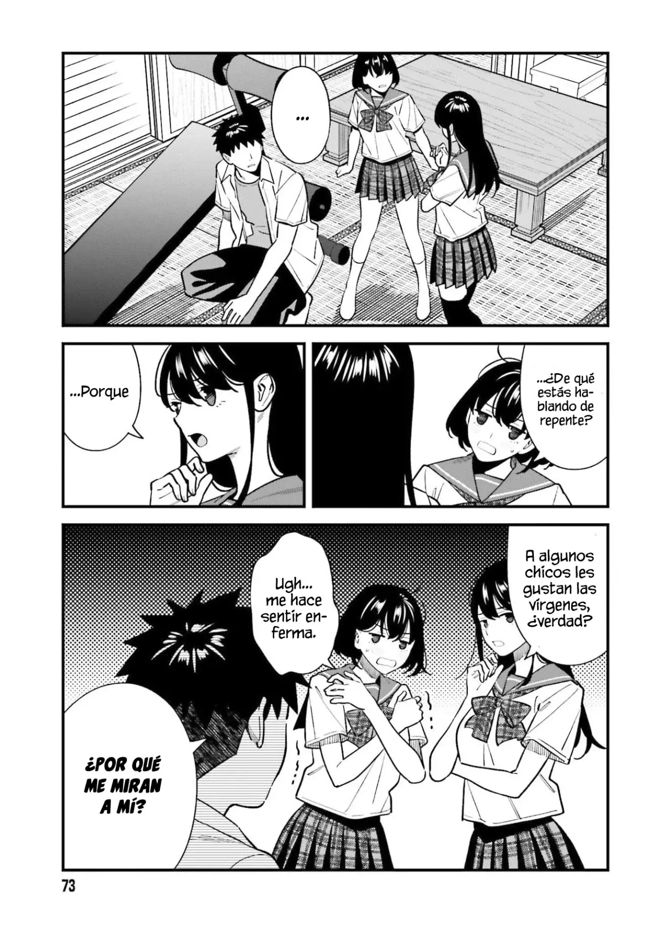 Are physical relationships posible between childhood friends of high school students? Capitulo 22 página 7