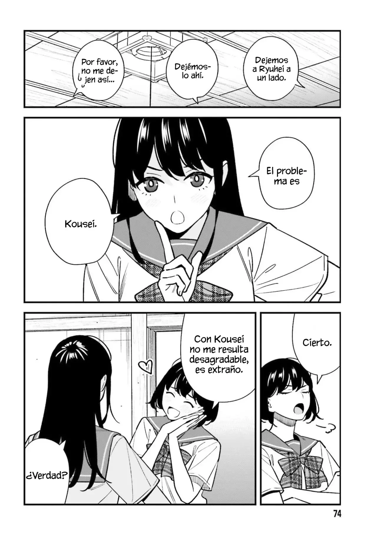 Are physical relationships posible between childhood friends of high school students? Capitulo 22 página 8