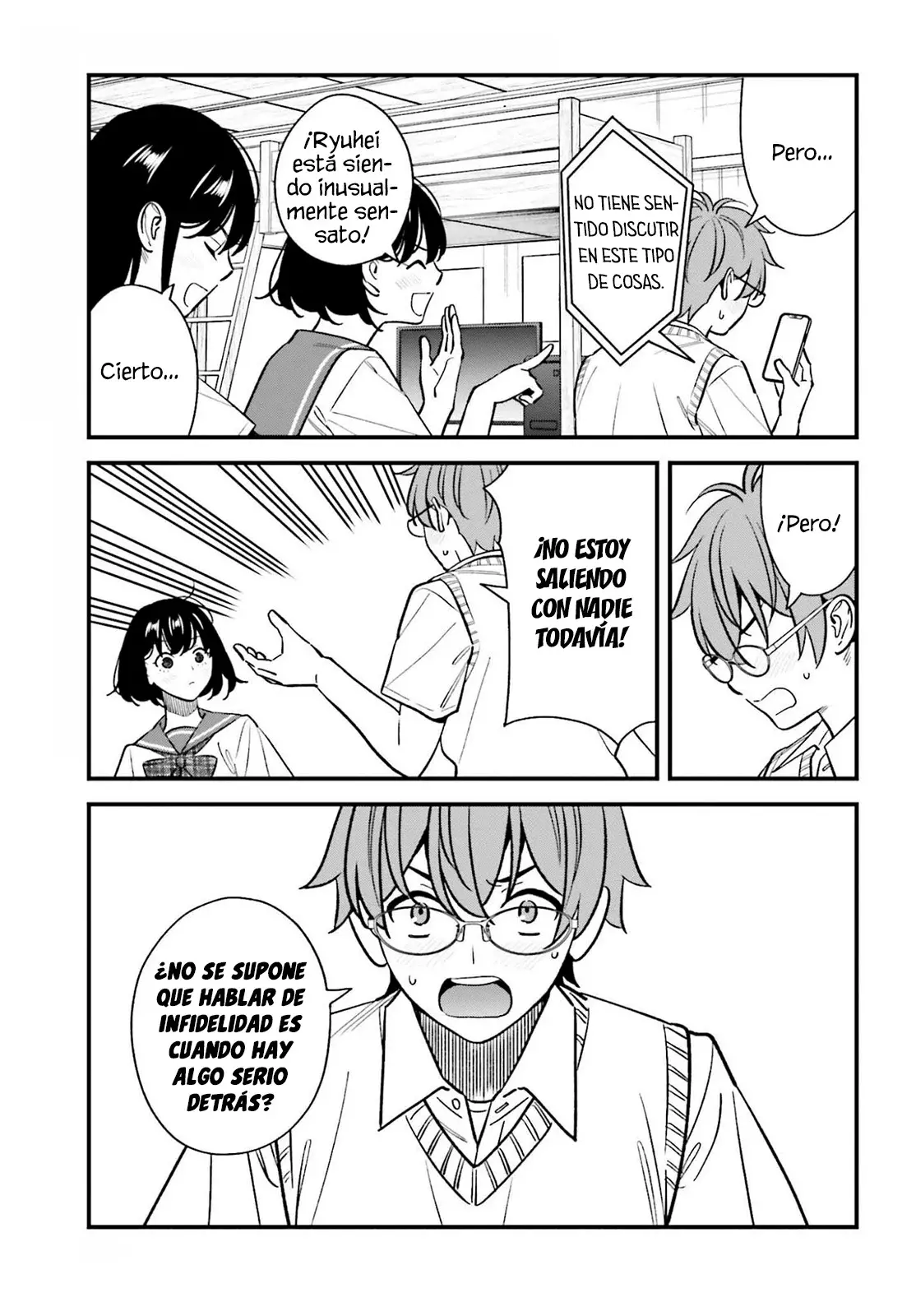 Are physical relationships posible between childhood friends of high school students? Capitulo 24 página 19