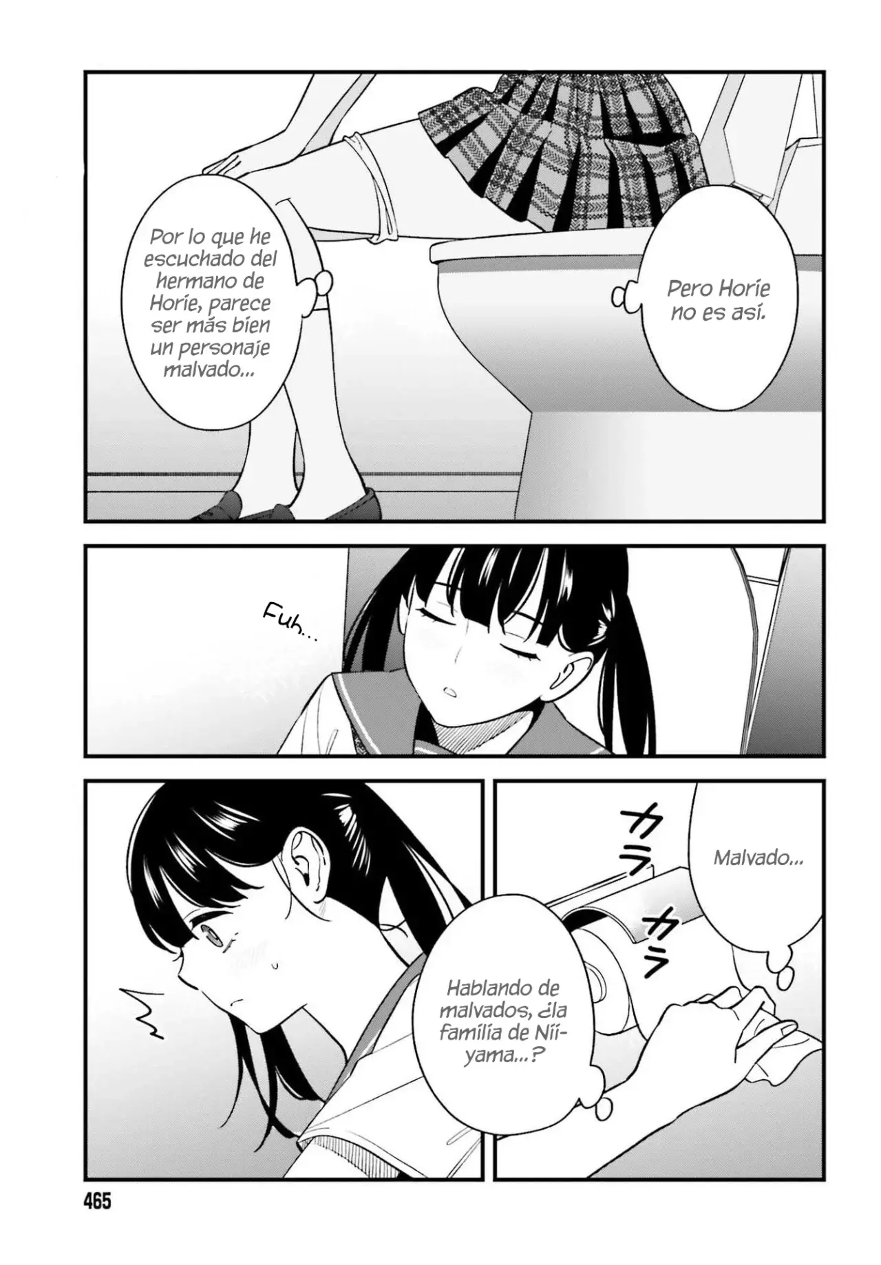 Are physical relationships posible between childhood friends of high school students? Capitulo 25 página 17