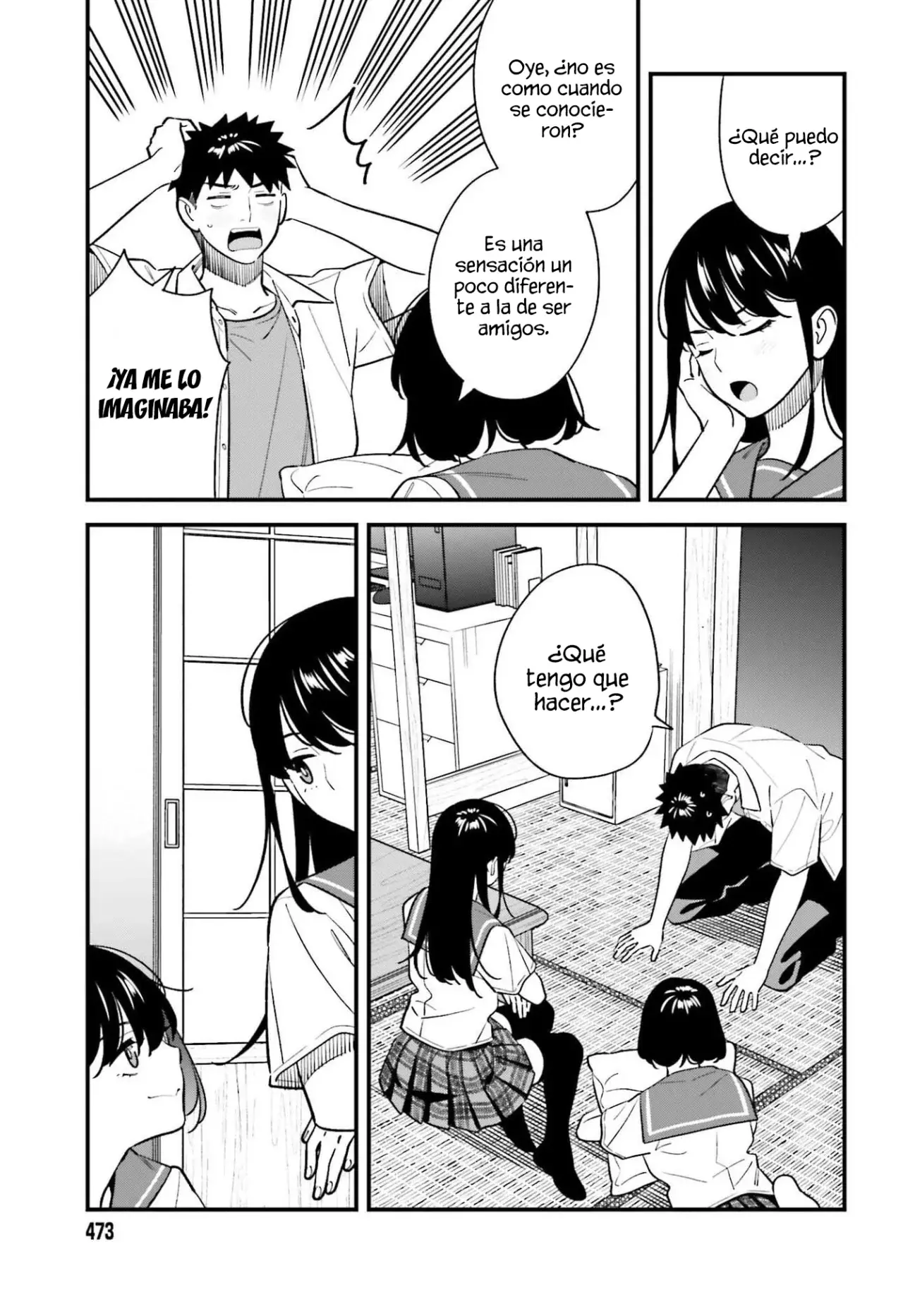Are physical relationships posible between childhood friends of high school students? Capitulo 25 página 25