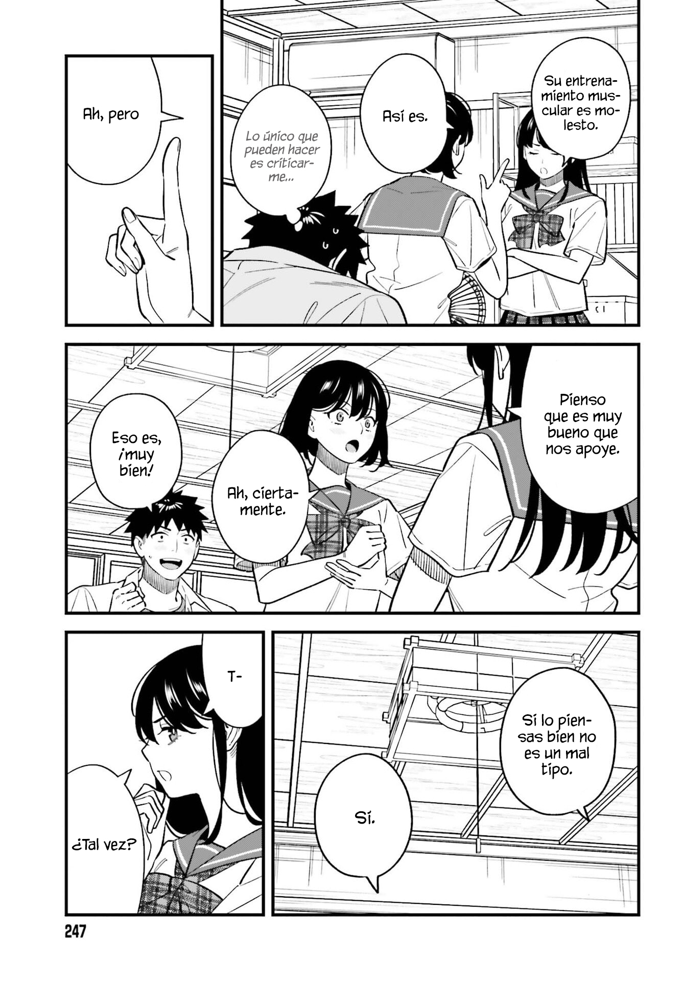 Are physical relationships posible between childhood friends of high school students? Capitulo 26 página 17