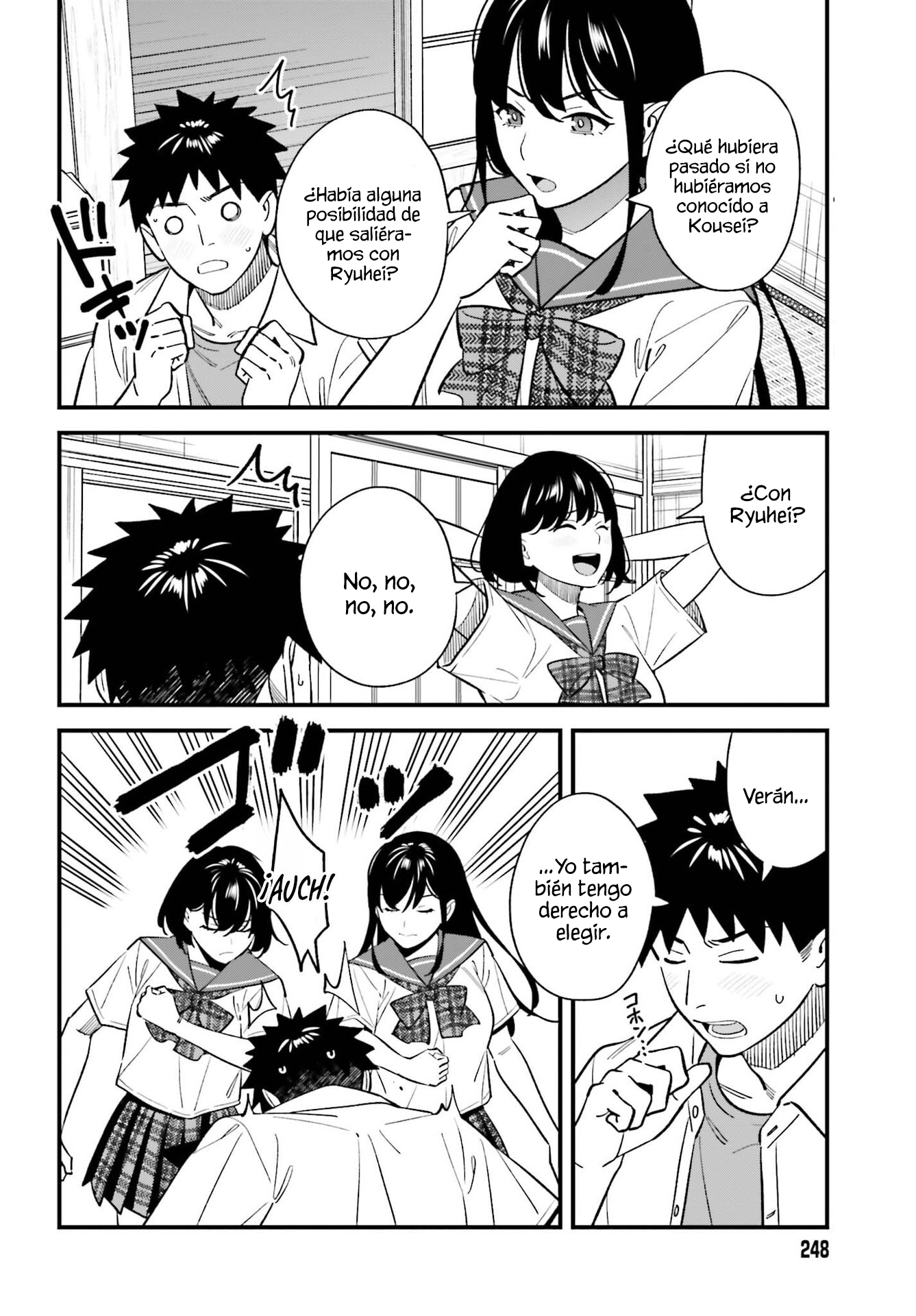 Are physical relationships posible between childhood friends of high school students? Capitulo 26 página 18