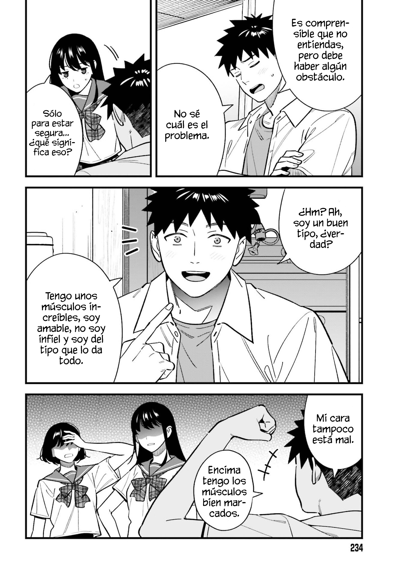Are physical relationships posible between childhood friends of high school students? Capitulo 26 página 4