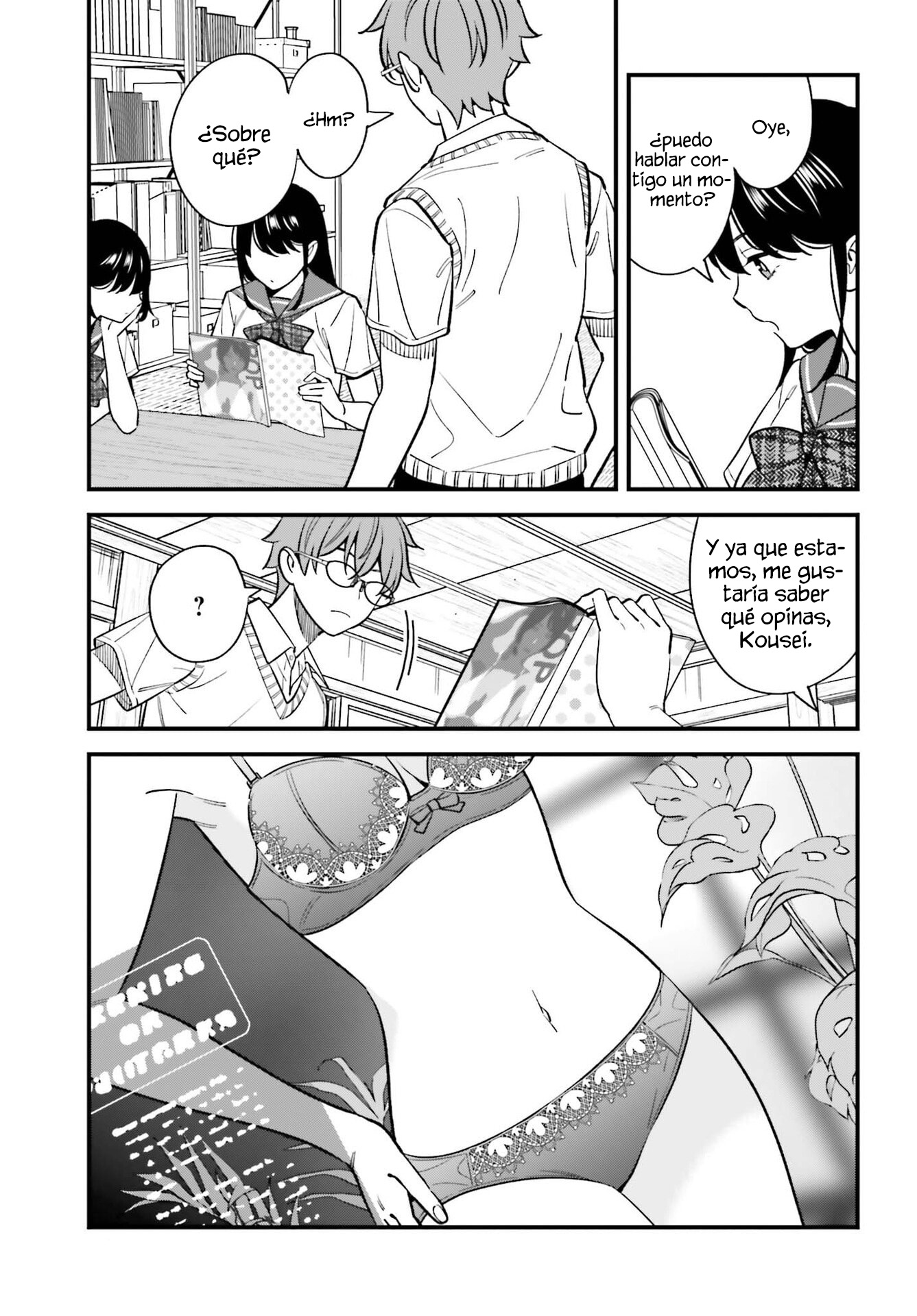 Are physical relationships posible between childhood friends of high school students? Capitulo 27 página 15