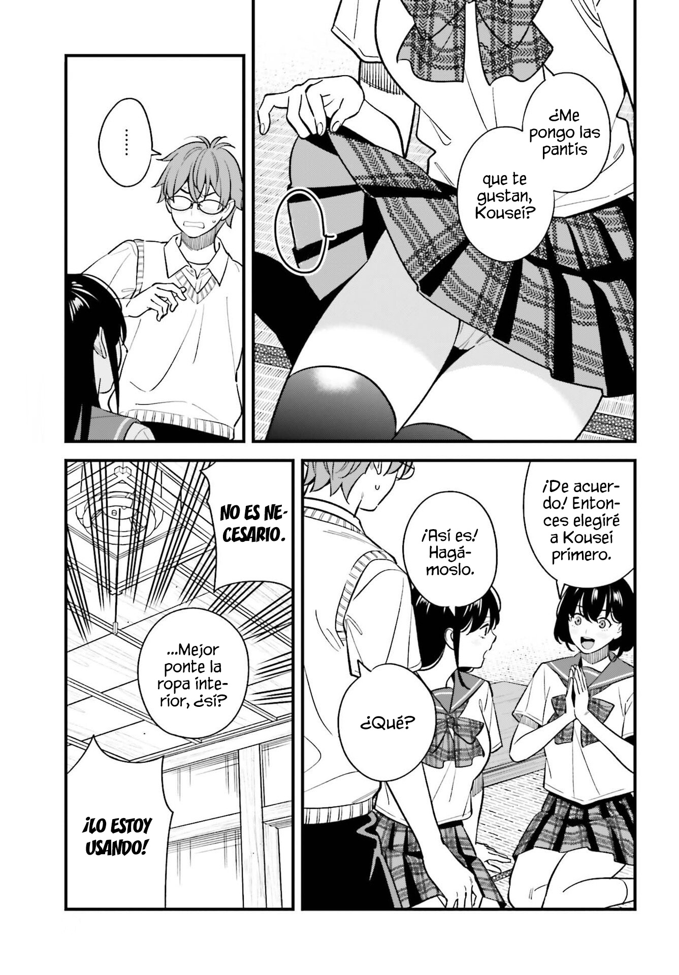 Are physical relationships posible between childhood friends of high school students? Capitulo 27 página 17